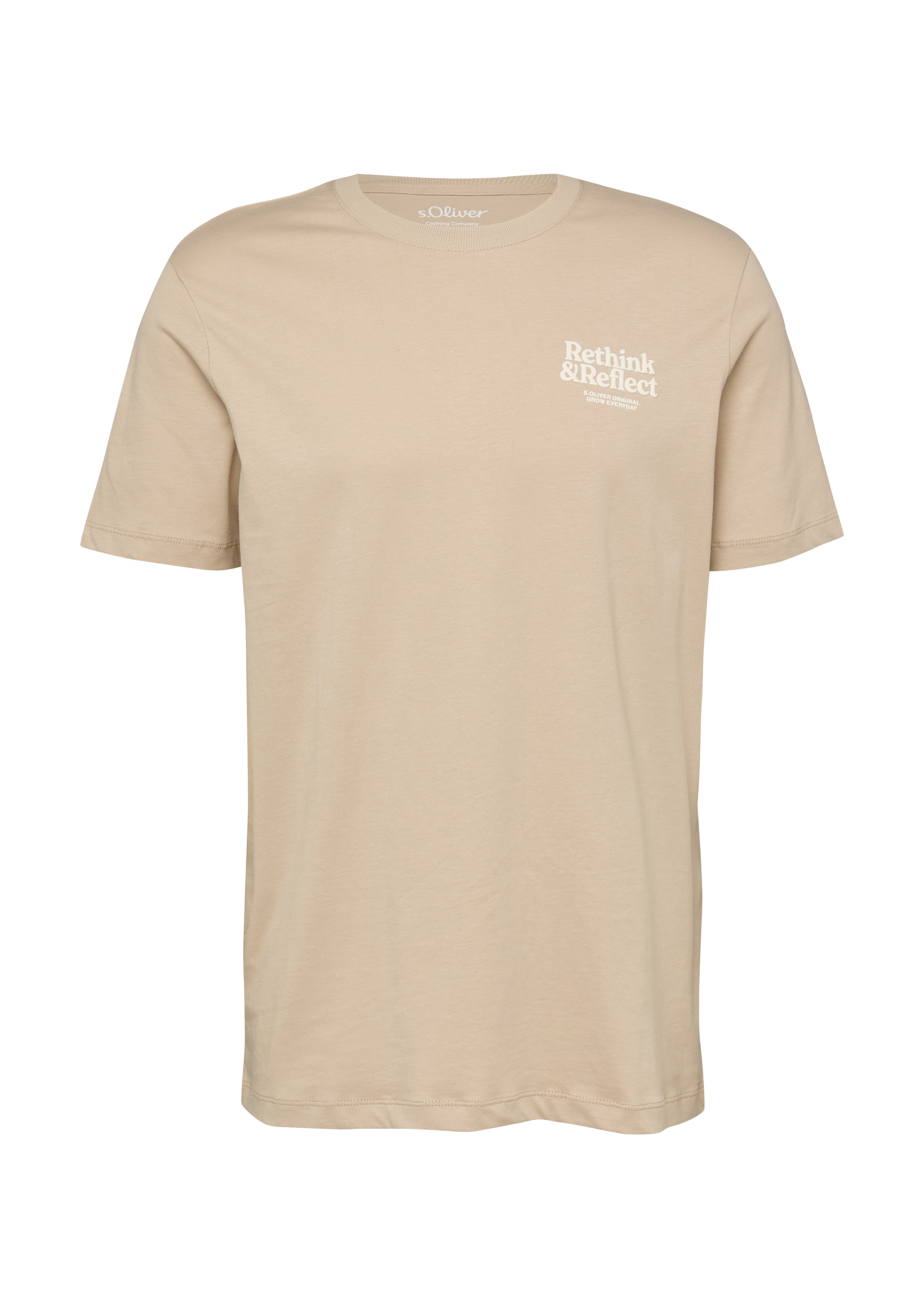 Katoenen T-shirt met print op voorzijde