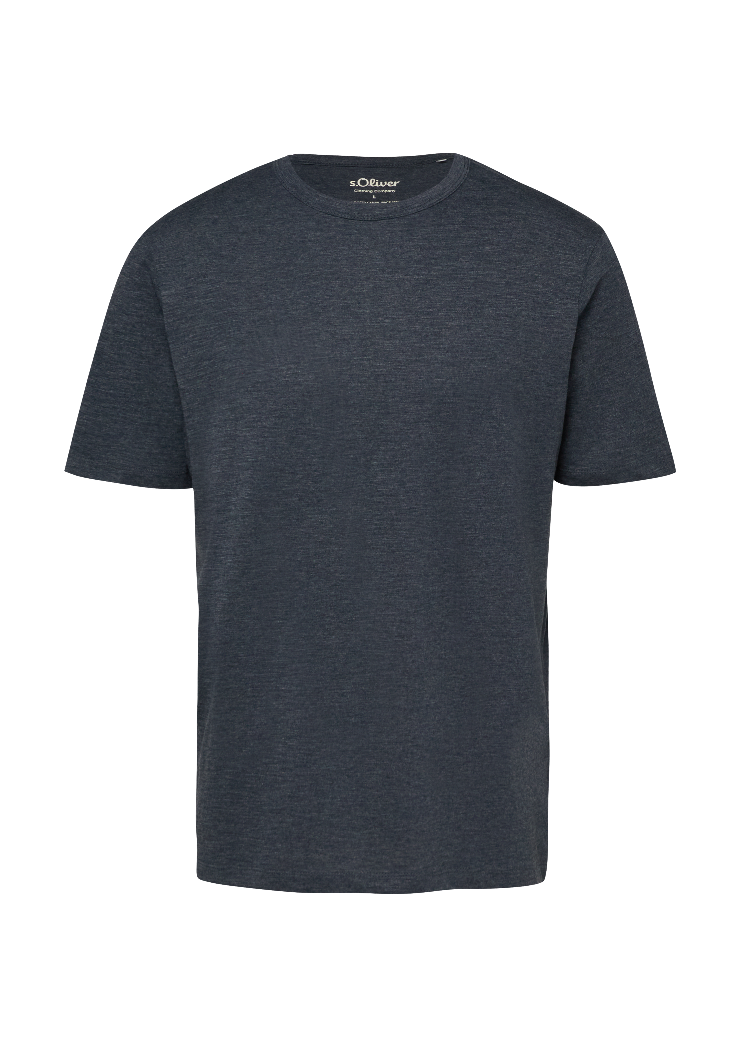 T-shirt in gemêleerde look