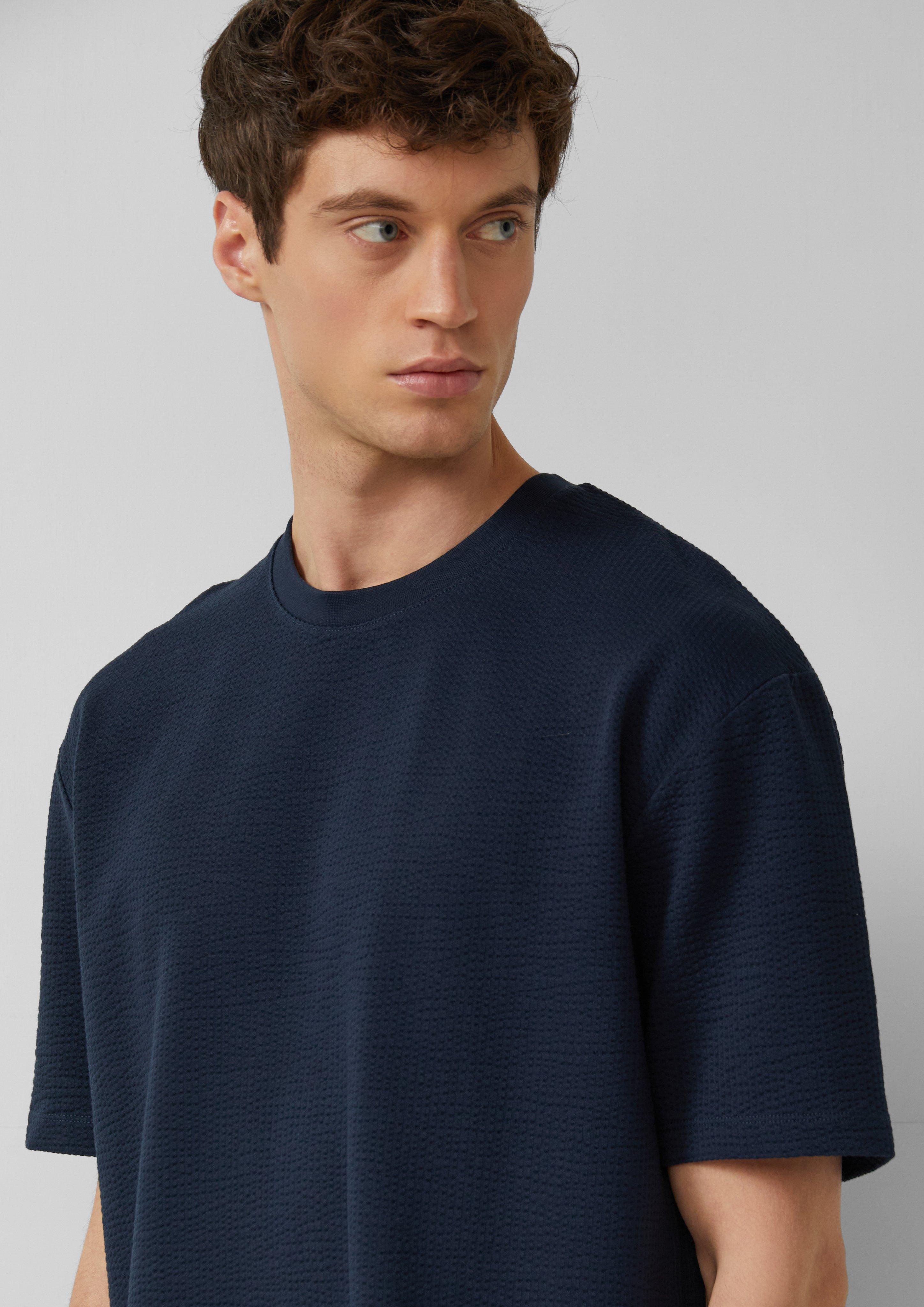 Strukturiertes T-Shirt im Modern Fit