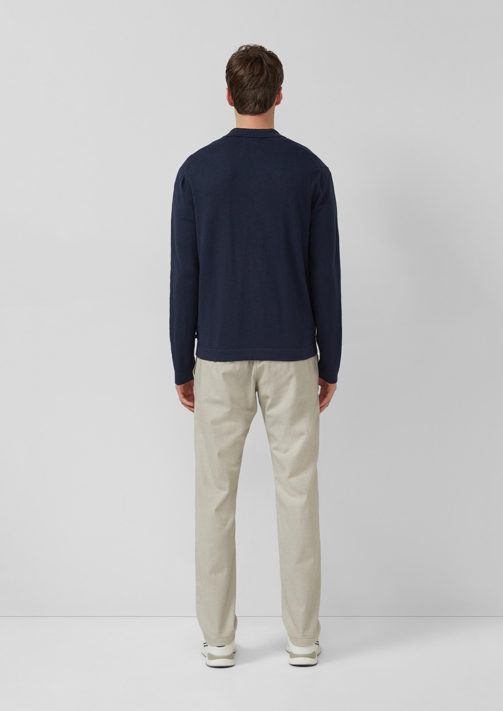Hommes Veste en tricot en bleu de s.Oliver