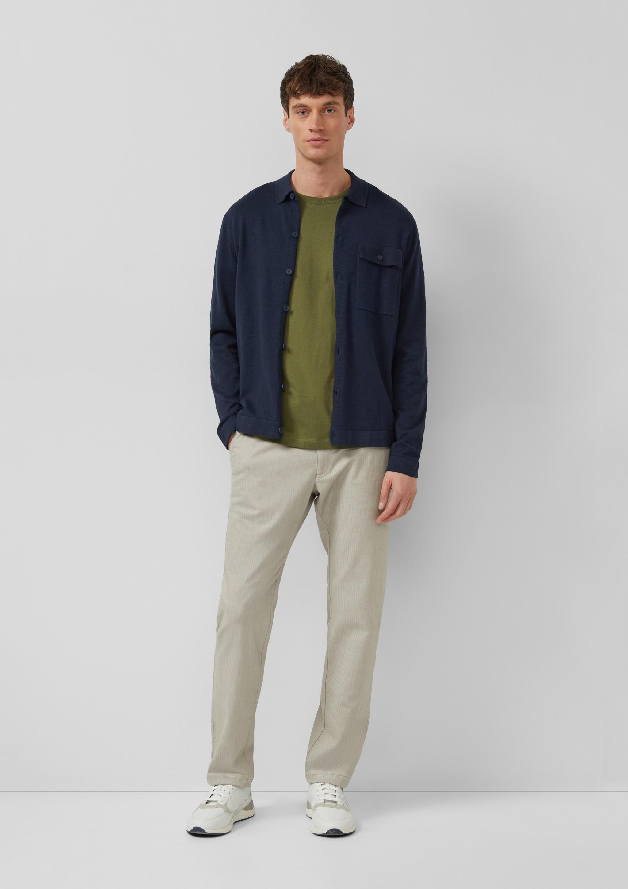 Hommes Veste en tricot en bleu de s.Oliver