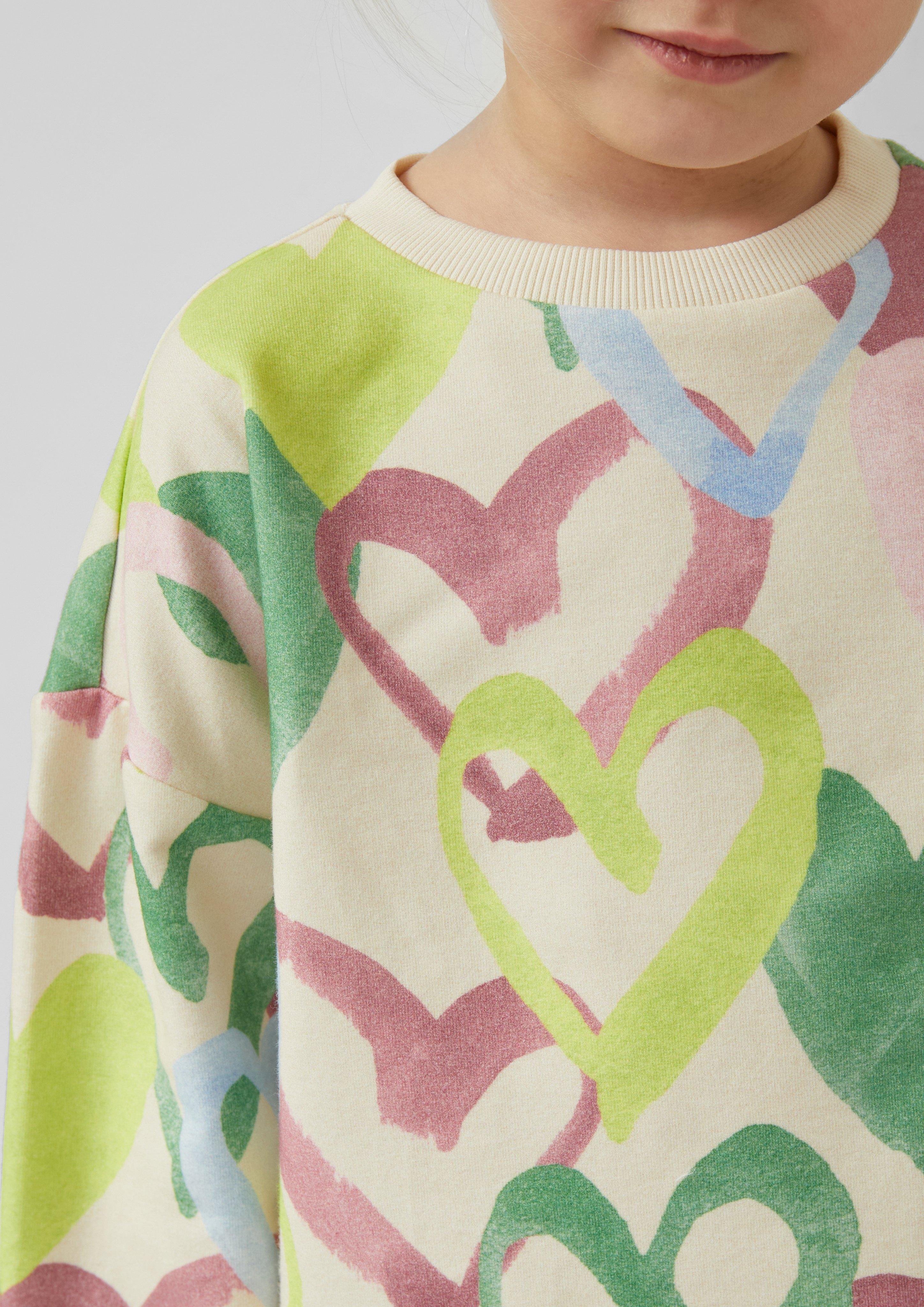 Sweatshirt mit All-over-Print