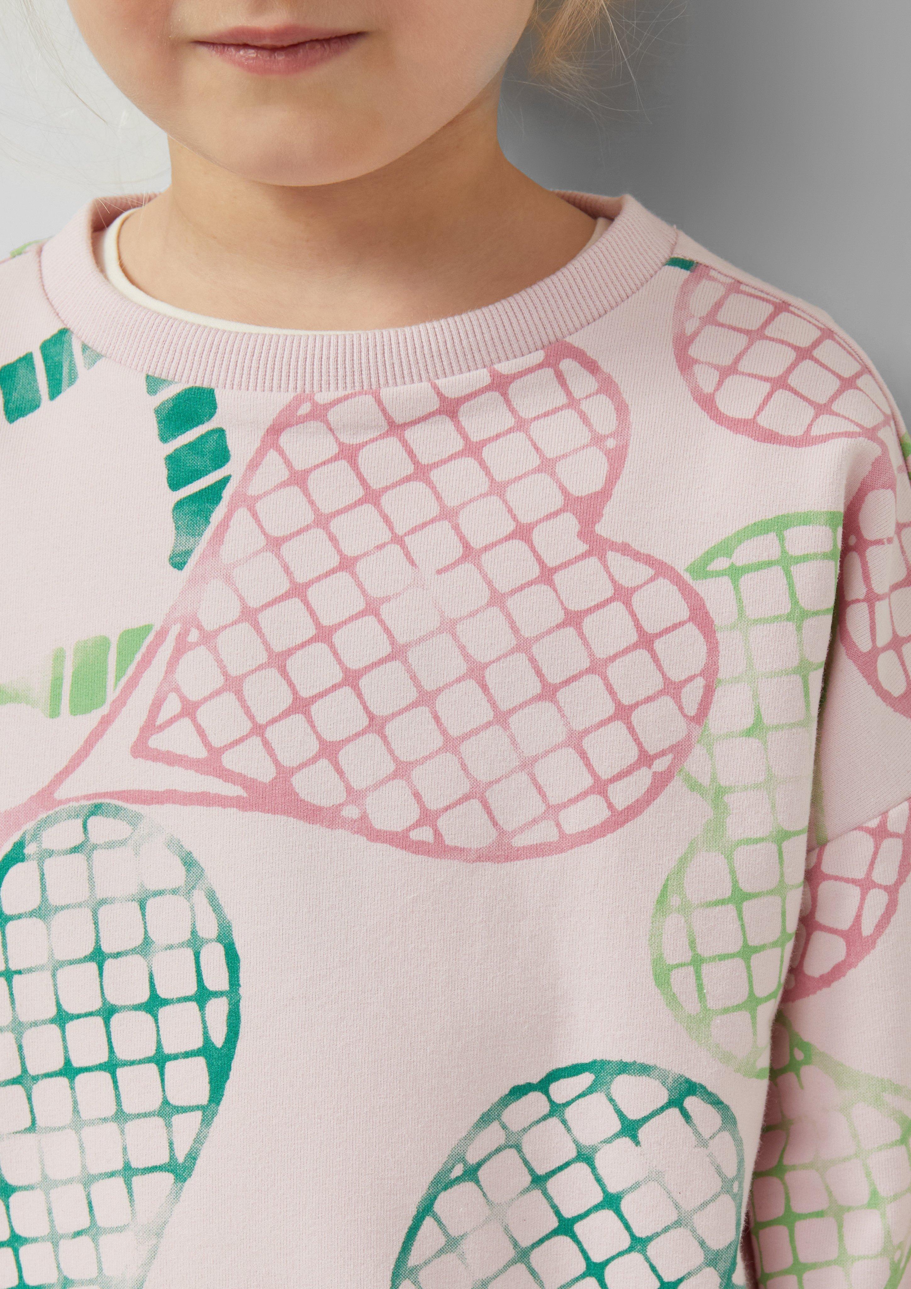 Sweatshirt mit All-over-Print