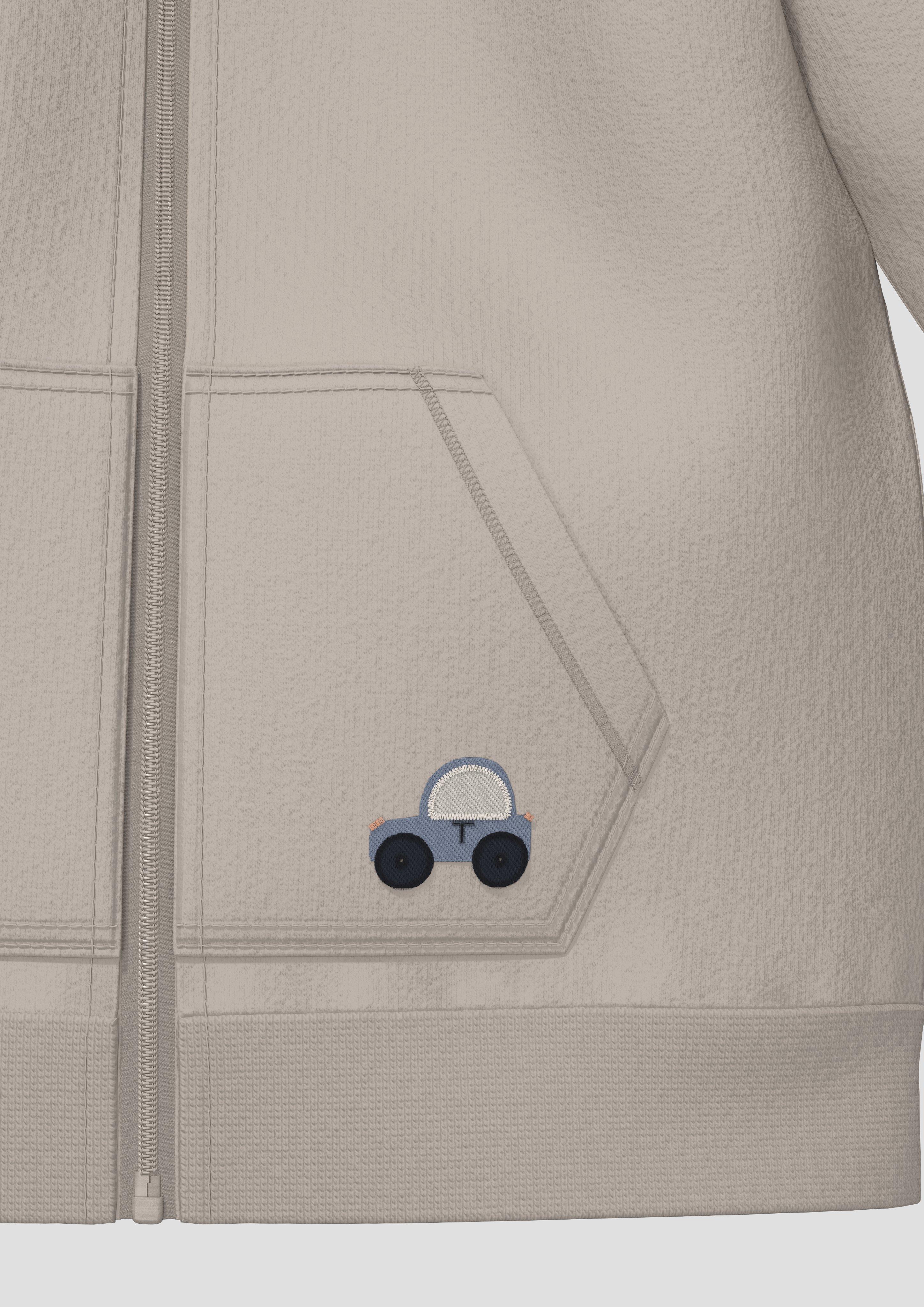 Sweatshirt jas in 9620