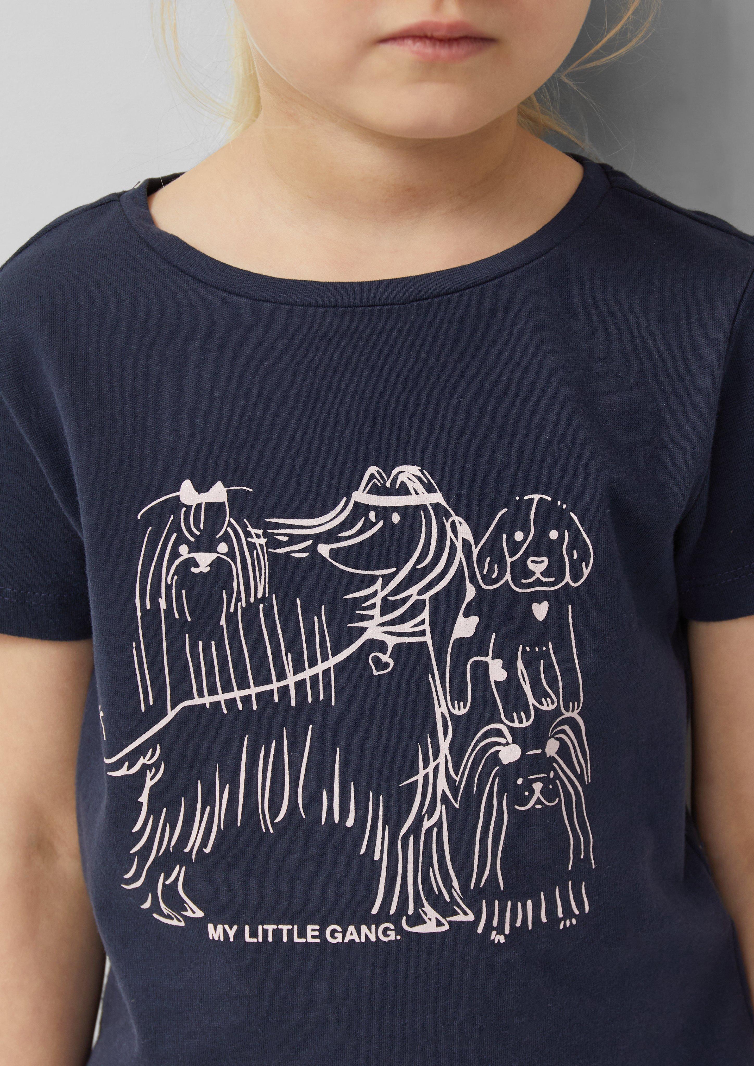 T-Shirt mit Glitzerprint-Varianten