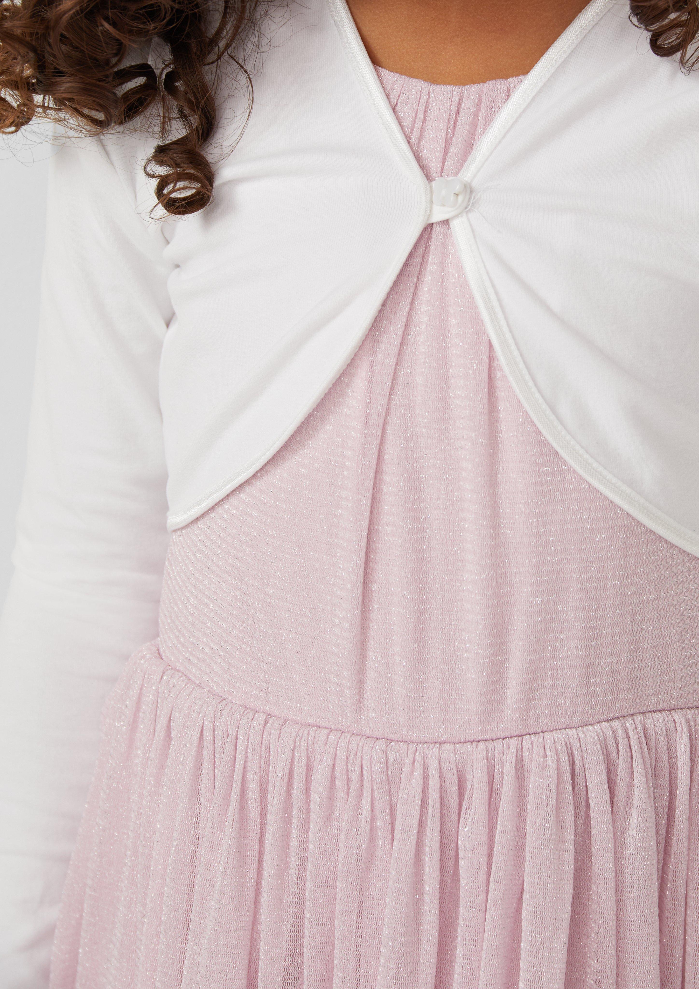 Bolero mit Satinkante