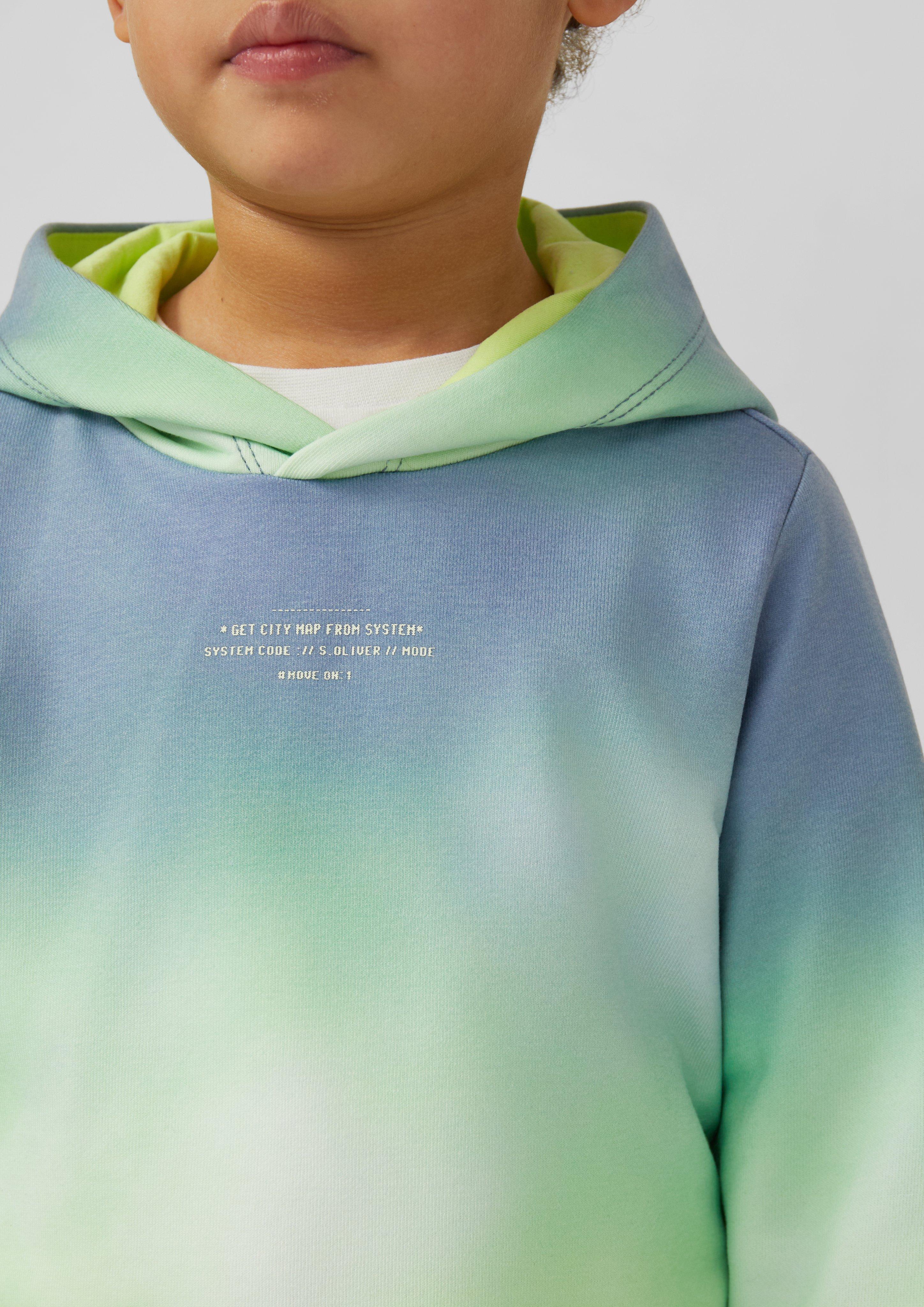 Hoodie mit Farbverlauf