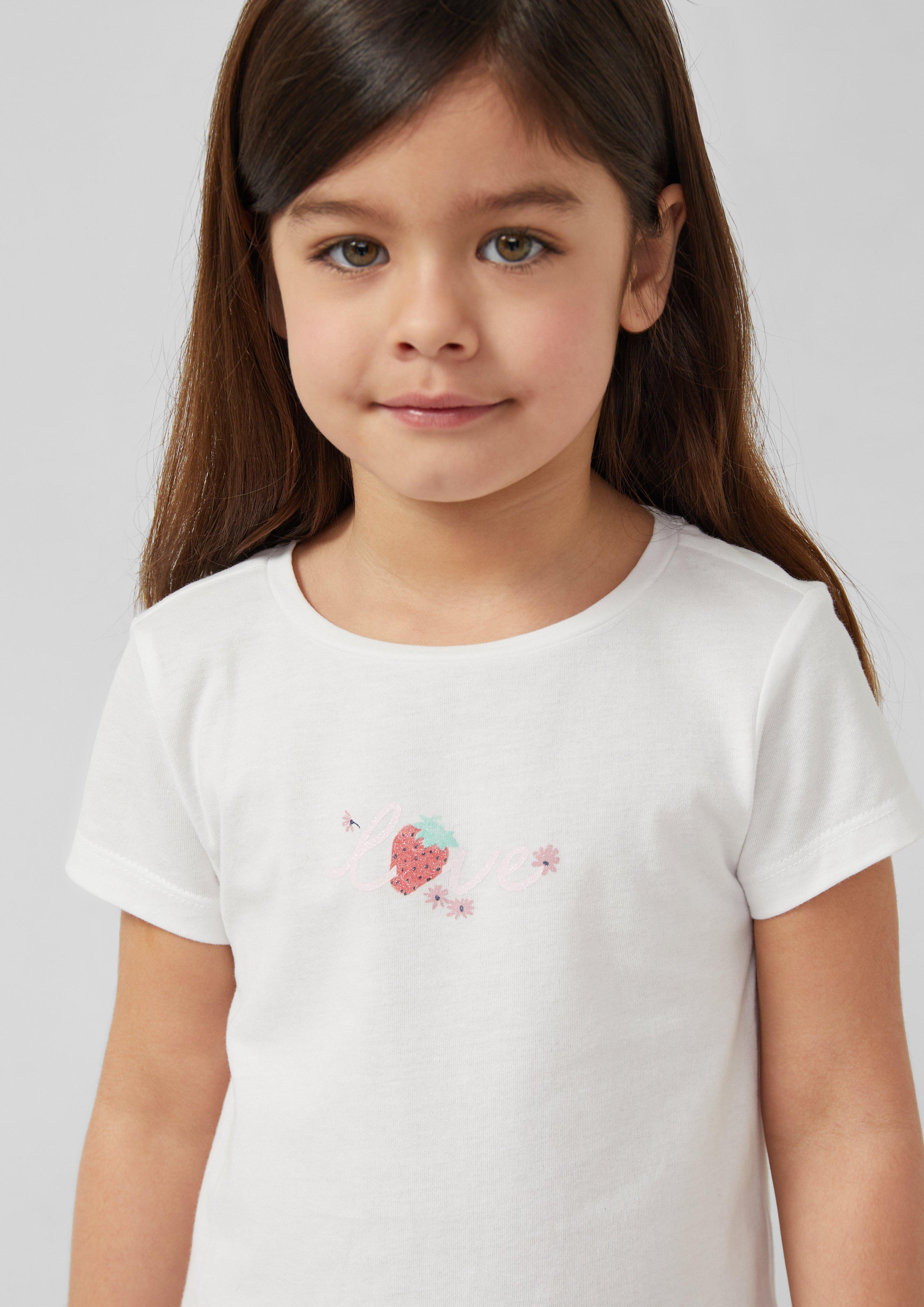 T-Shirt mit Print im A-Shape