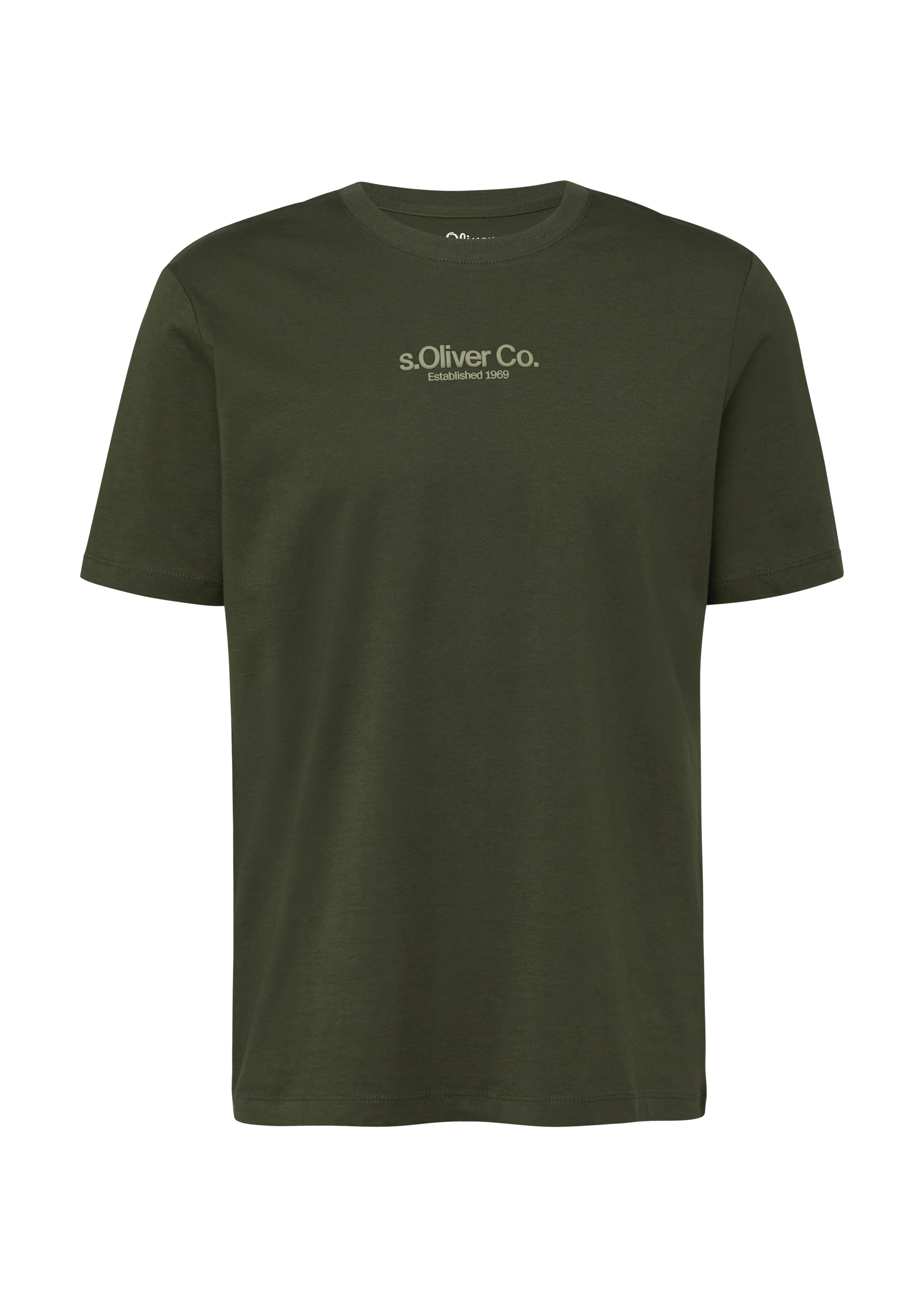 T-shirt met ronde hals en logoprint