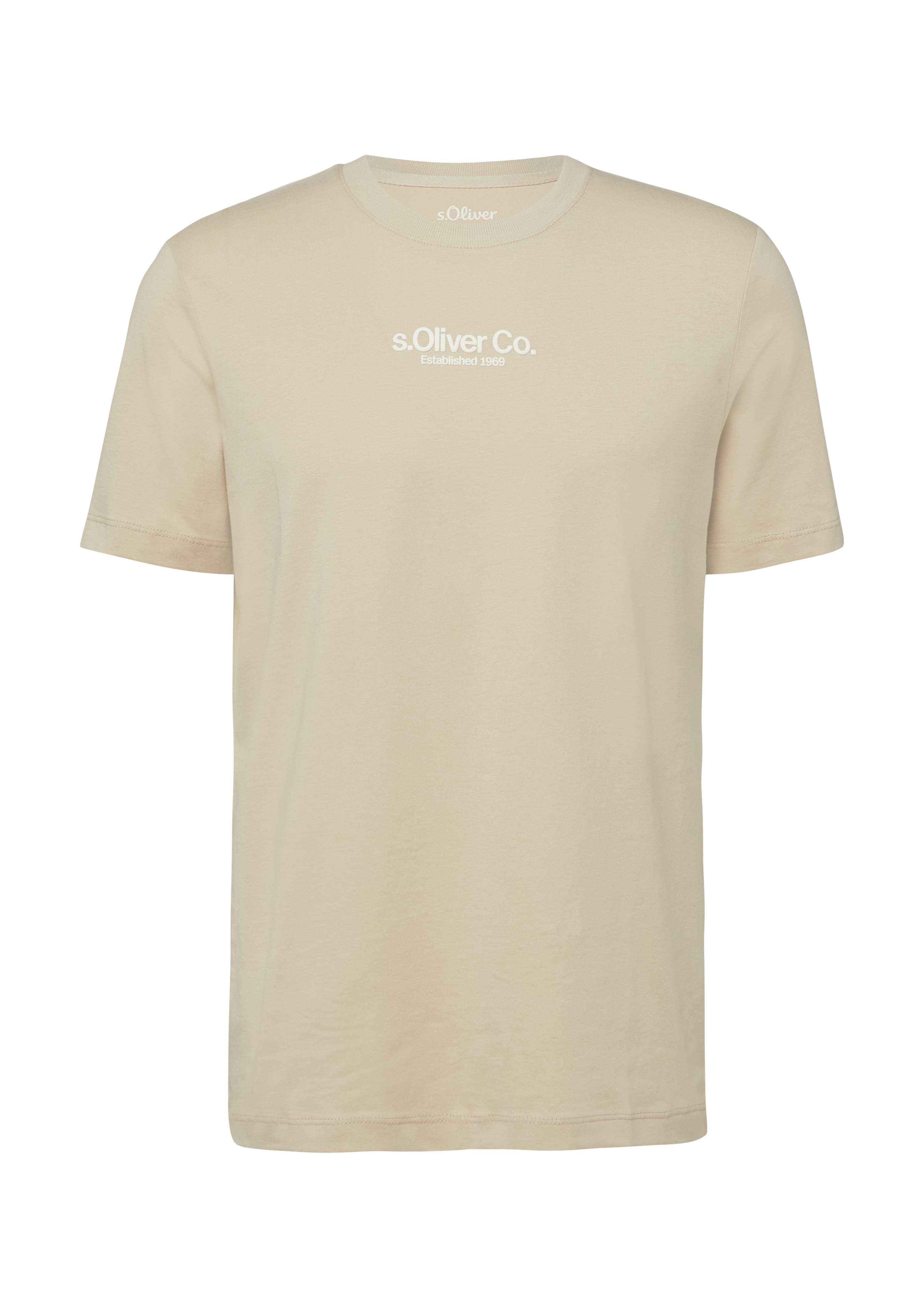 T-shirt met ronde hals en logoprint