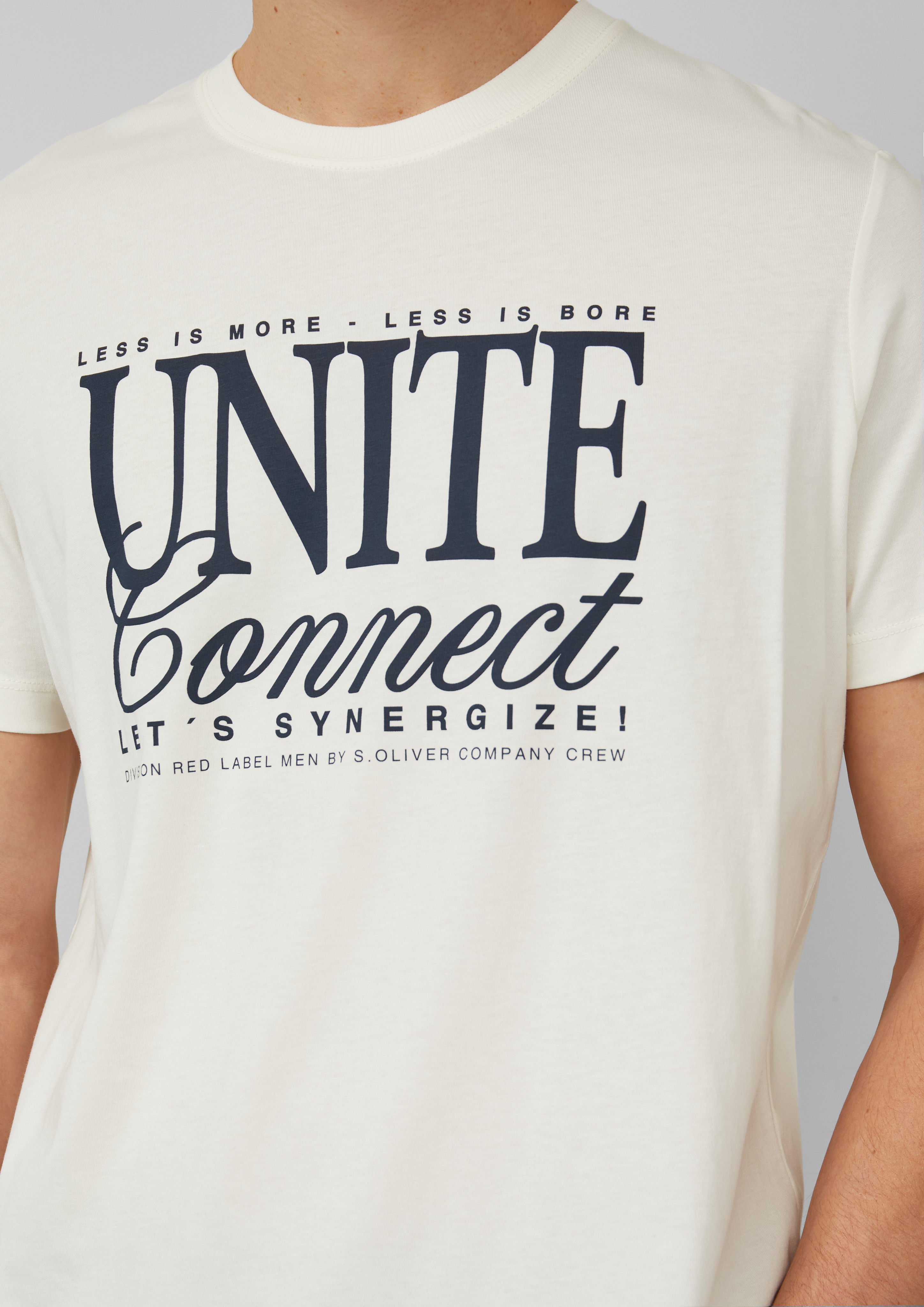 Thumbnail - T-Shirt aus Baumwolljersey mit Frontprint