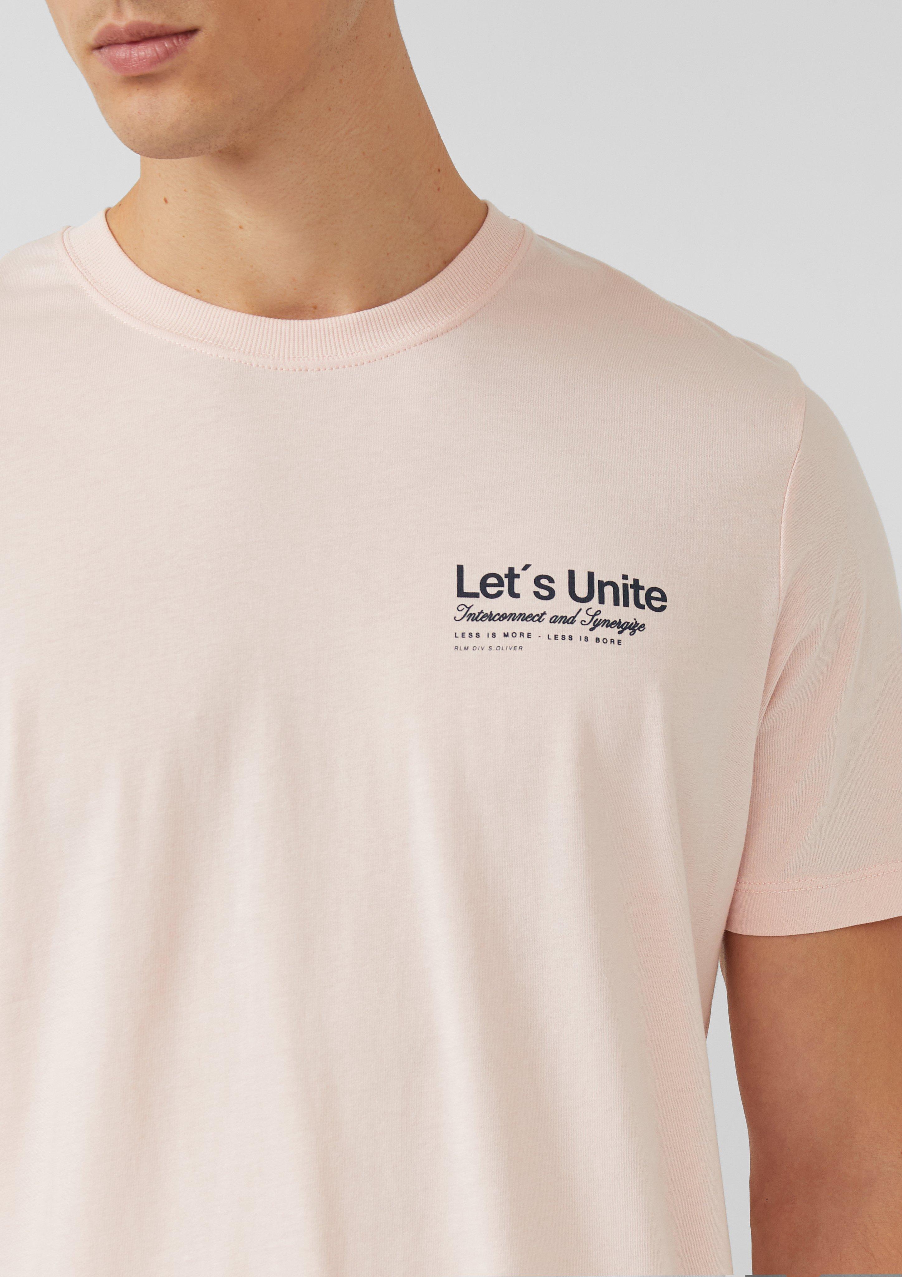 T-Shirt aus Baumwolljersey mit Frontprint