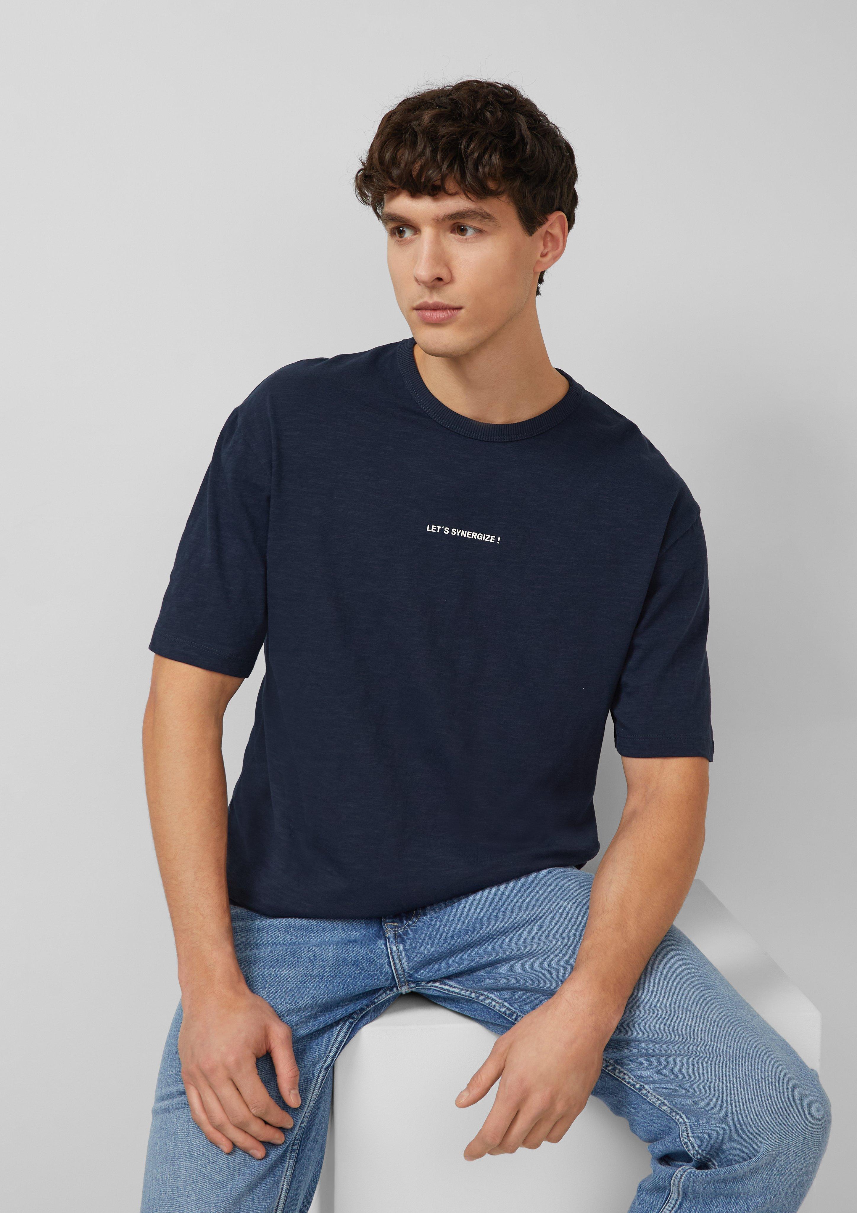 Thumbnail - T-Shirt im Modern Fit mit Front- und Rückenprint