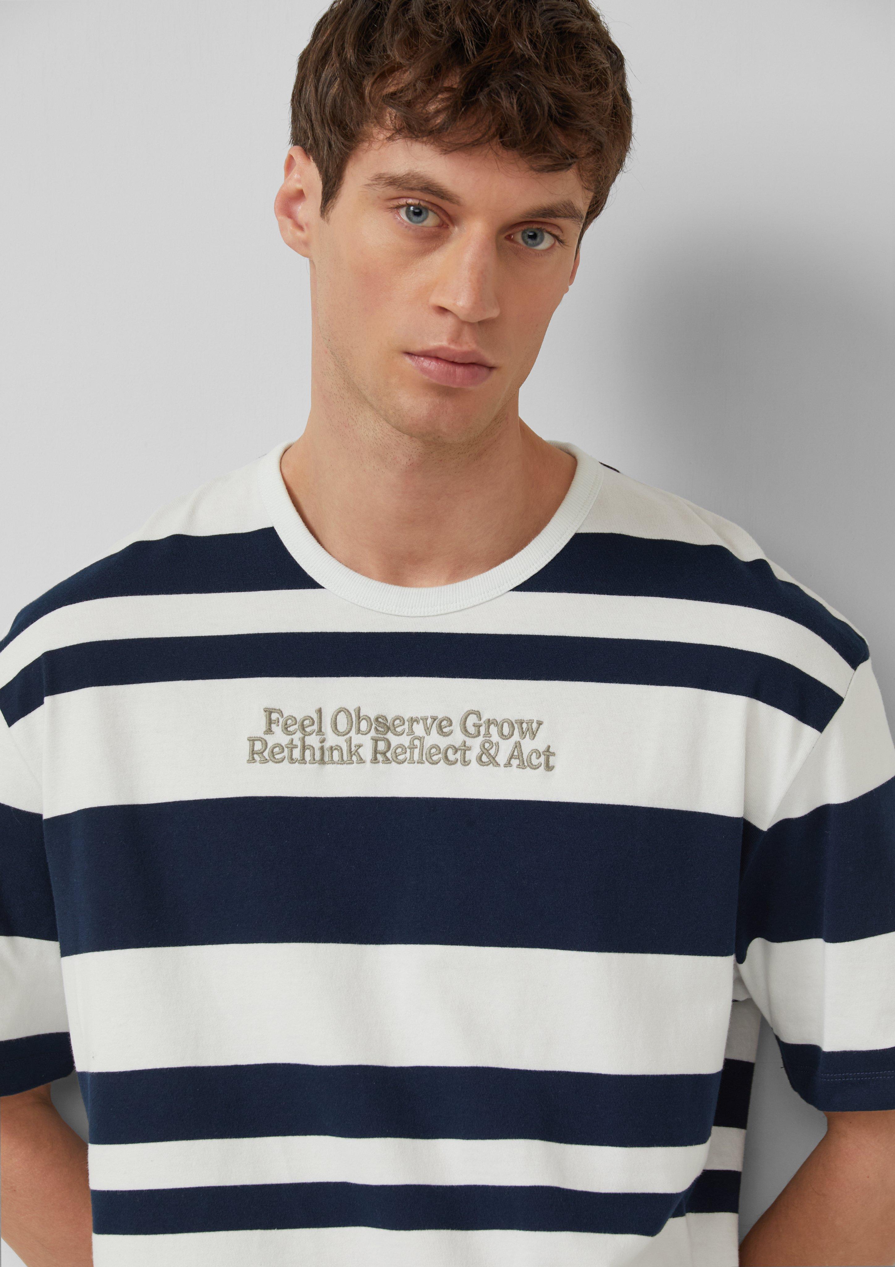 Thumbnail - Hochwertiges Baumwoll-T-Shirt mit Frontprint