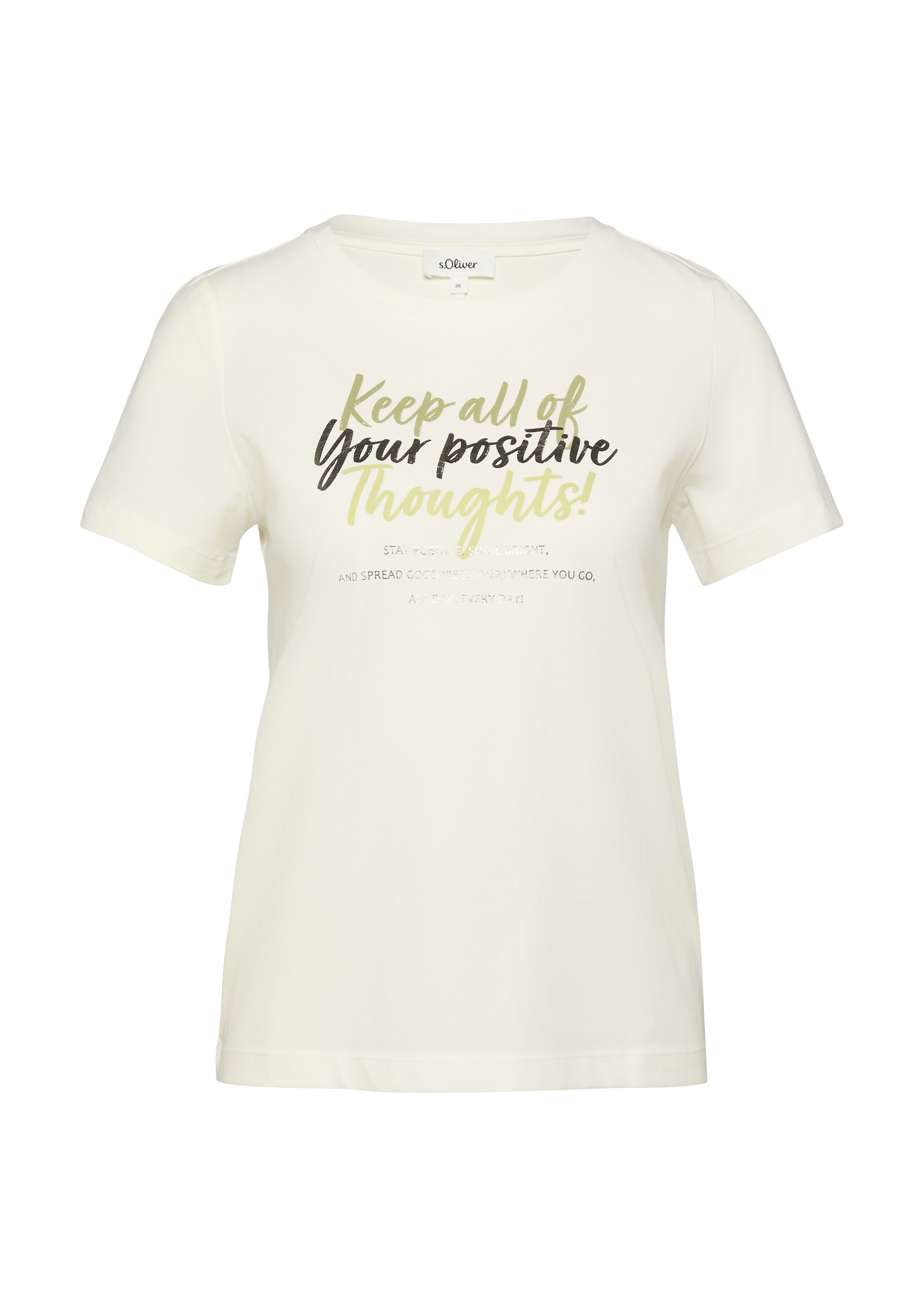 T-shirt van zachte katoenmix met artwork