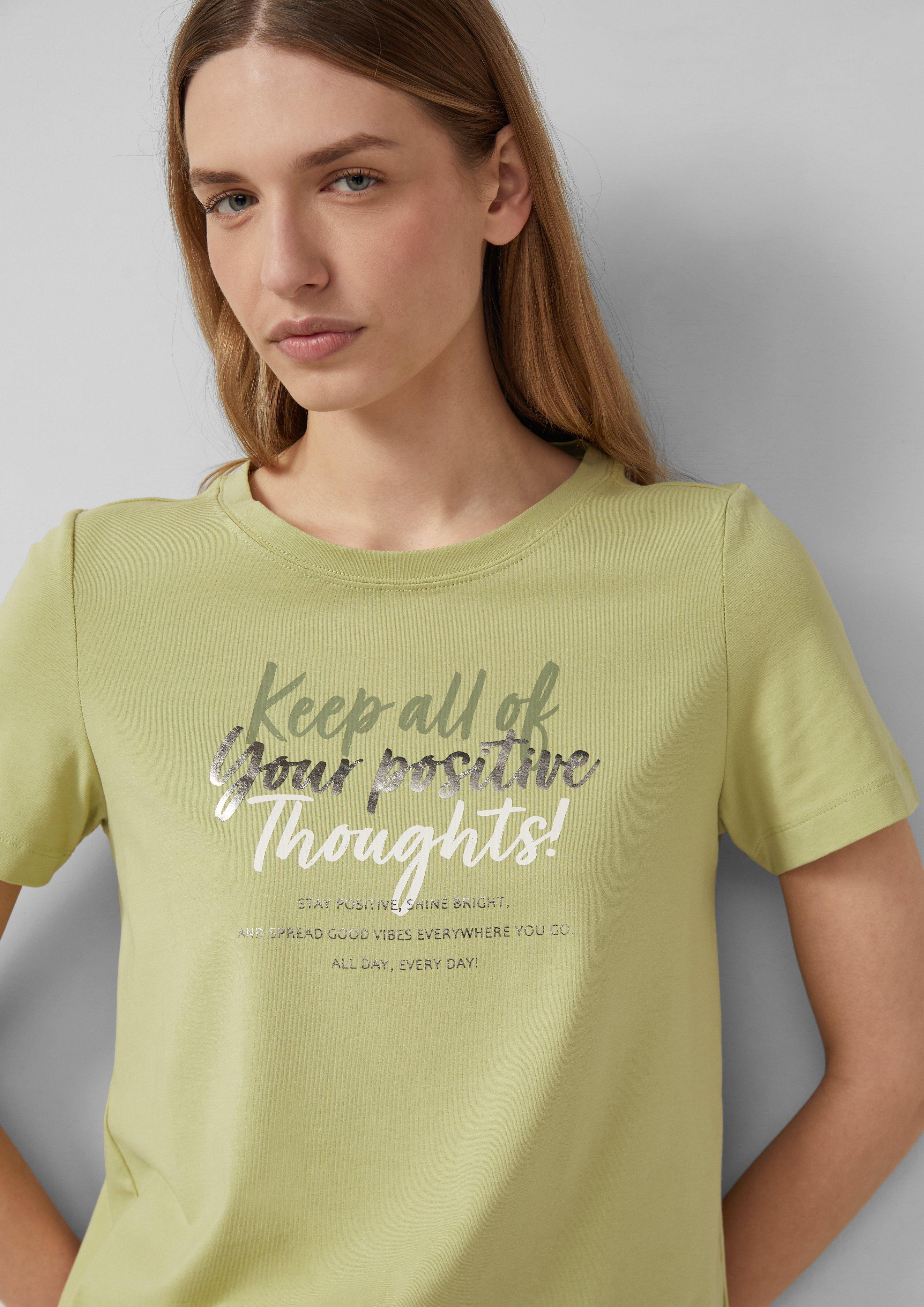 Thumbnail - T-Shirt aus weichem Baumwollmix mit Artwork