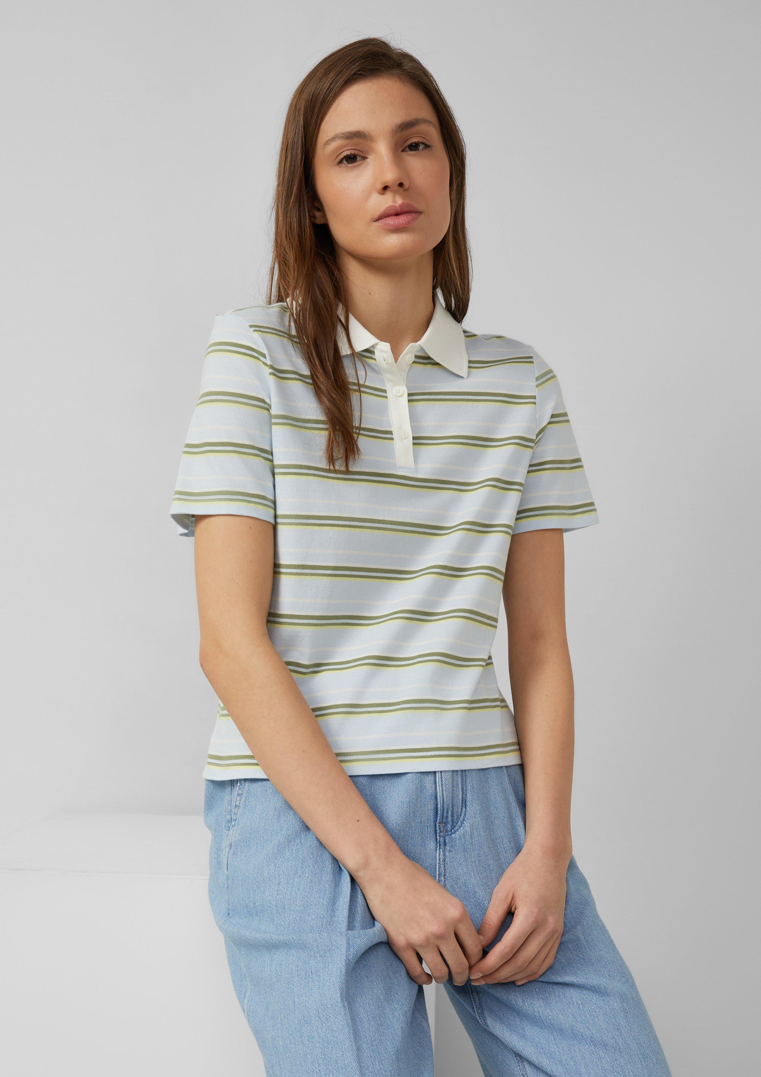 Thumbnail - Verkürztes Poloshirt im Slim Fit