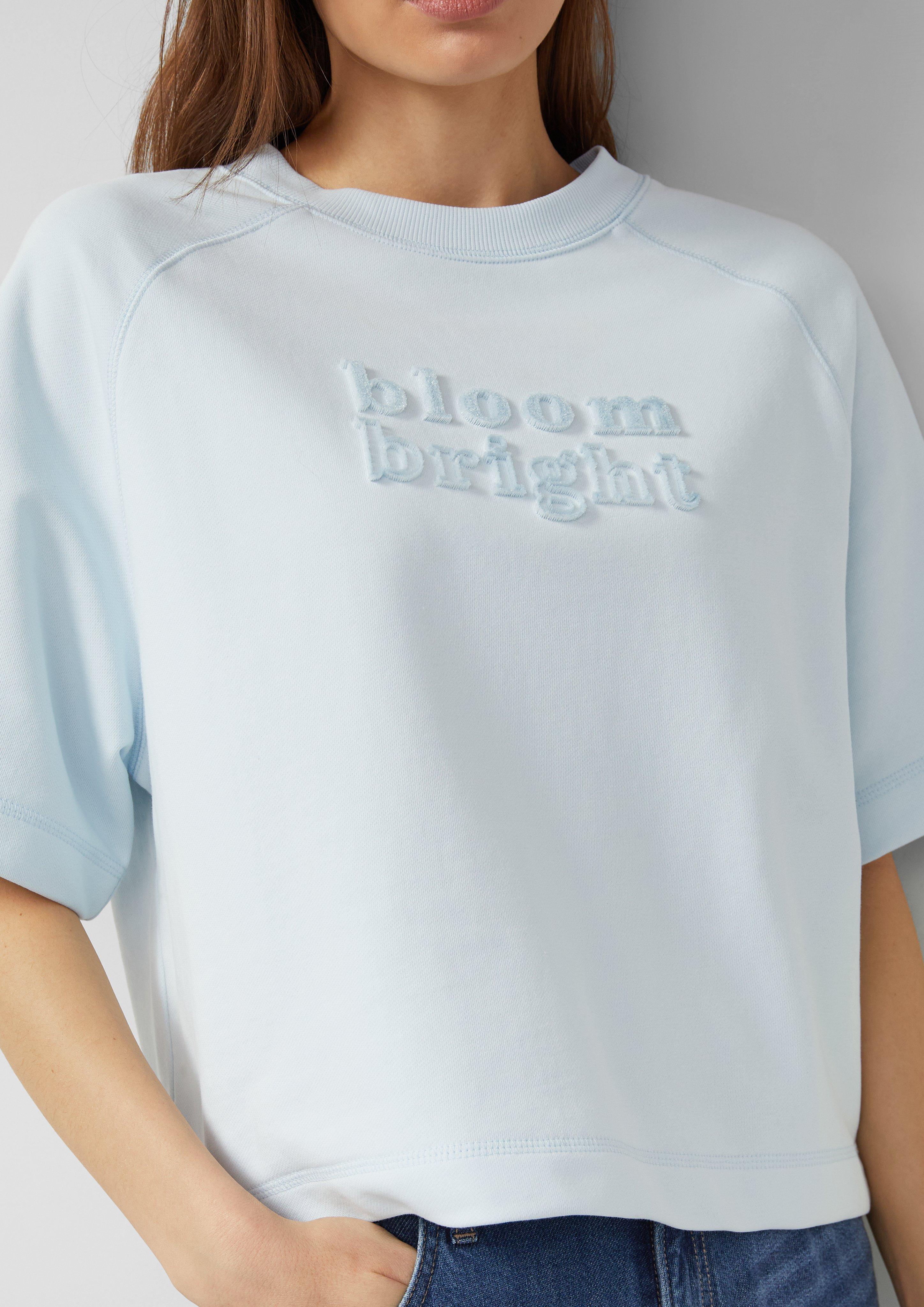 Boxy Sweatshirt mit 3D-Artwork