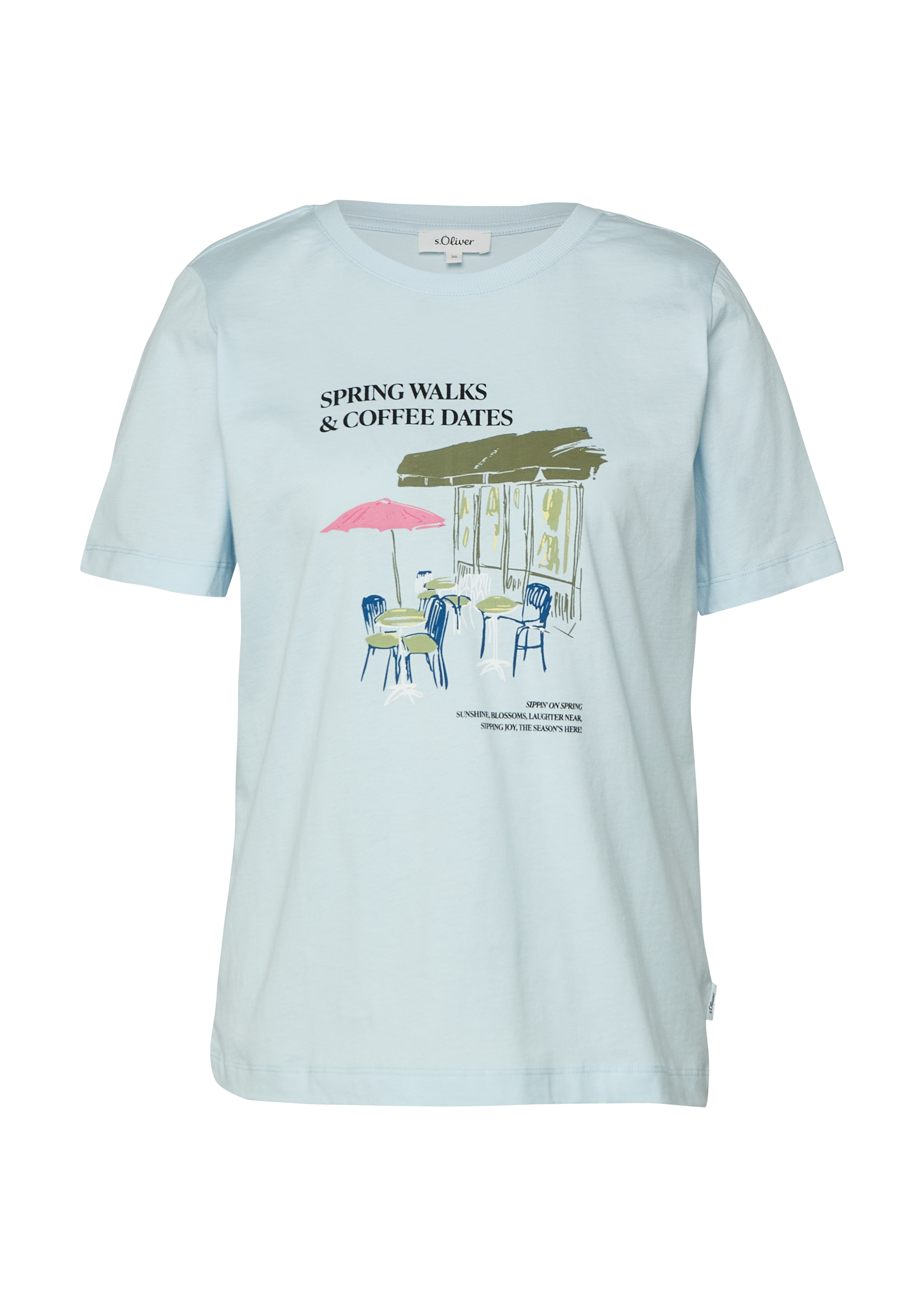s.Oliver T-Shirt Mit Frontprint