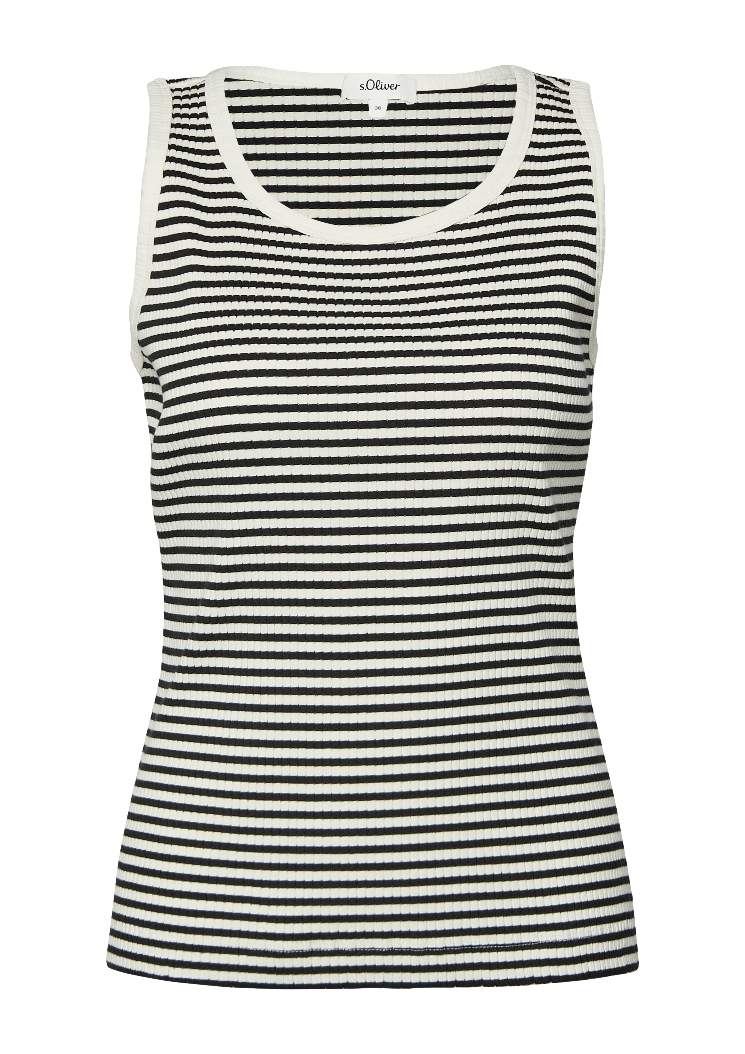 s.Oliver Streifen-Ripptop Im Slim Fit