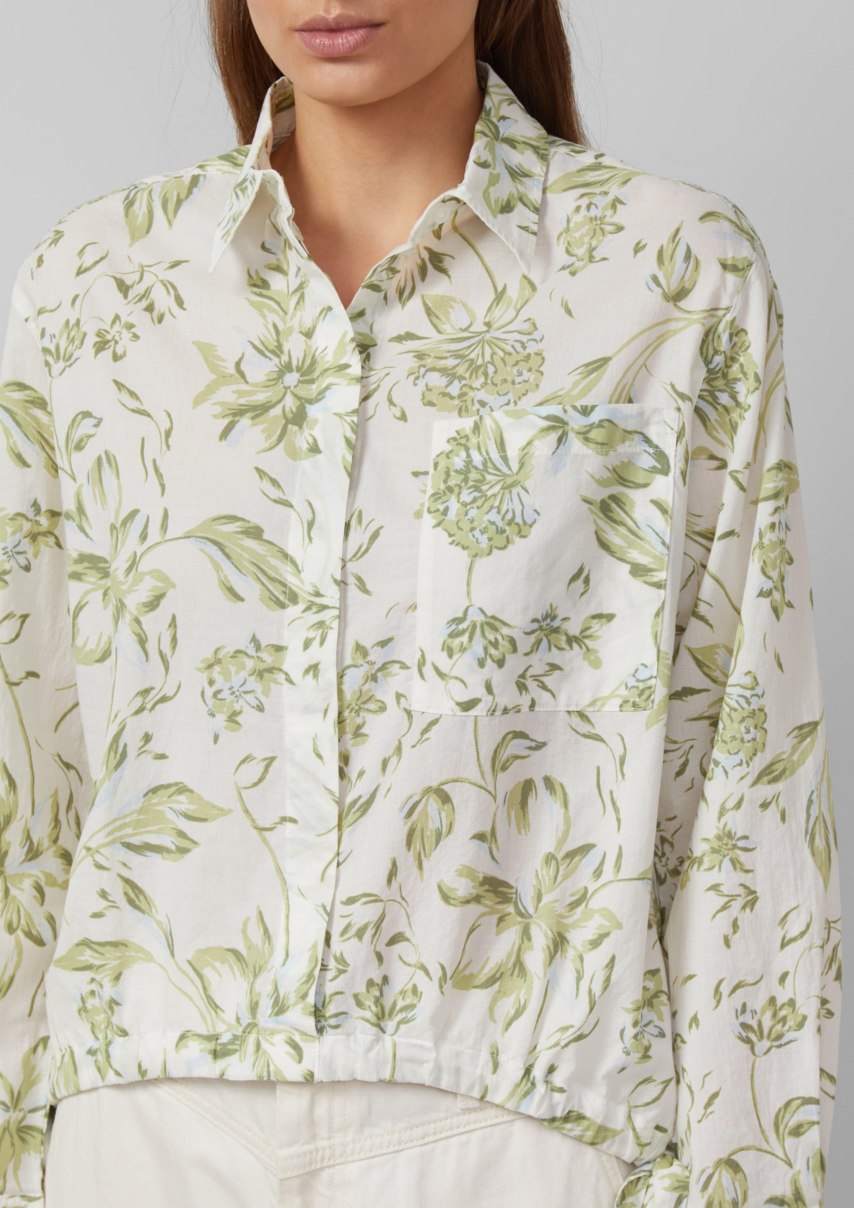 Thumbnail - Leichte Hemdbluse aus Baumwollvoile mit Schleifendetail