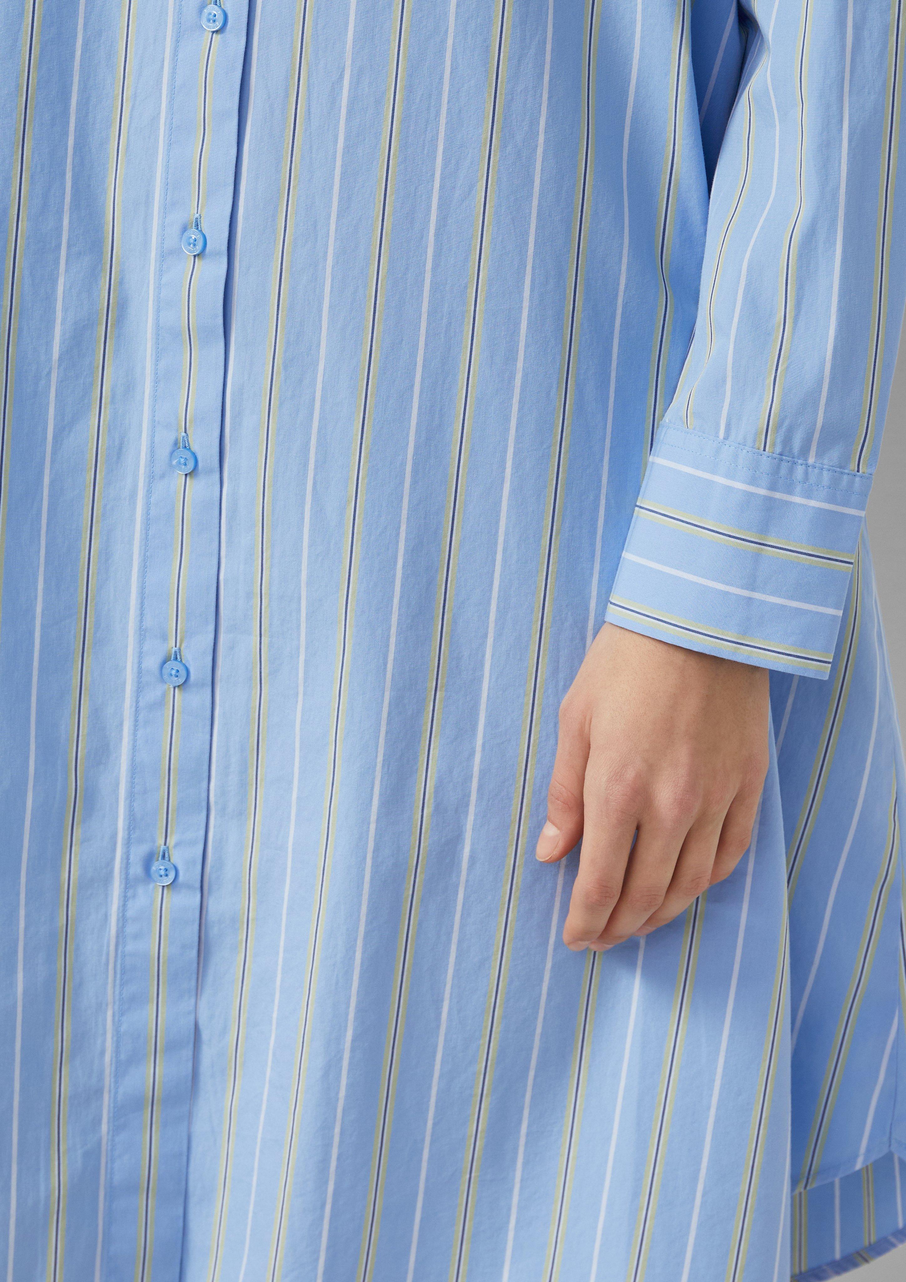 Hemdkleid aus Popeline in A-Linie