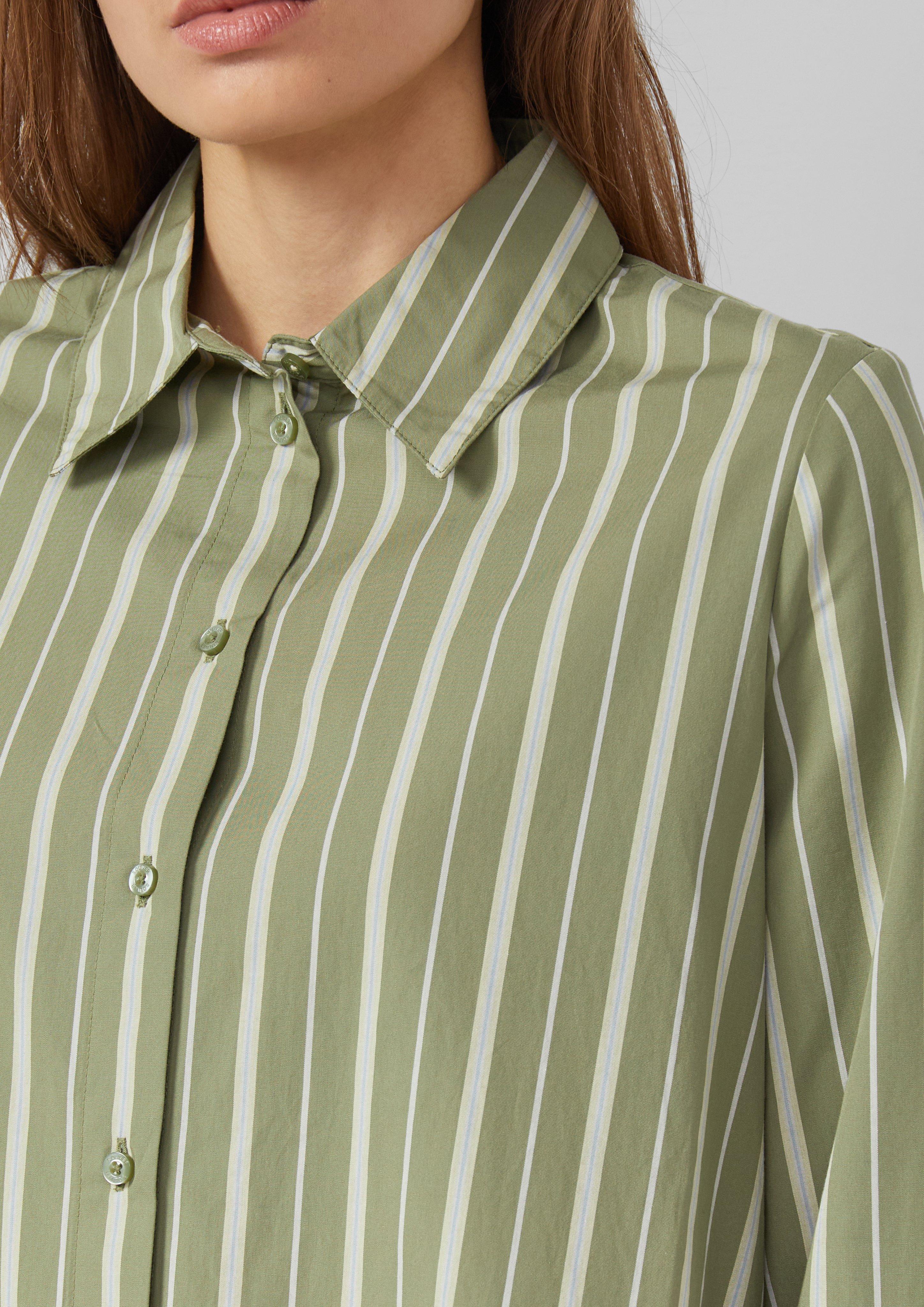 Hemdkleid aus Popeline in A-Linie