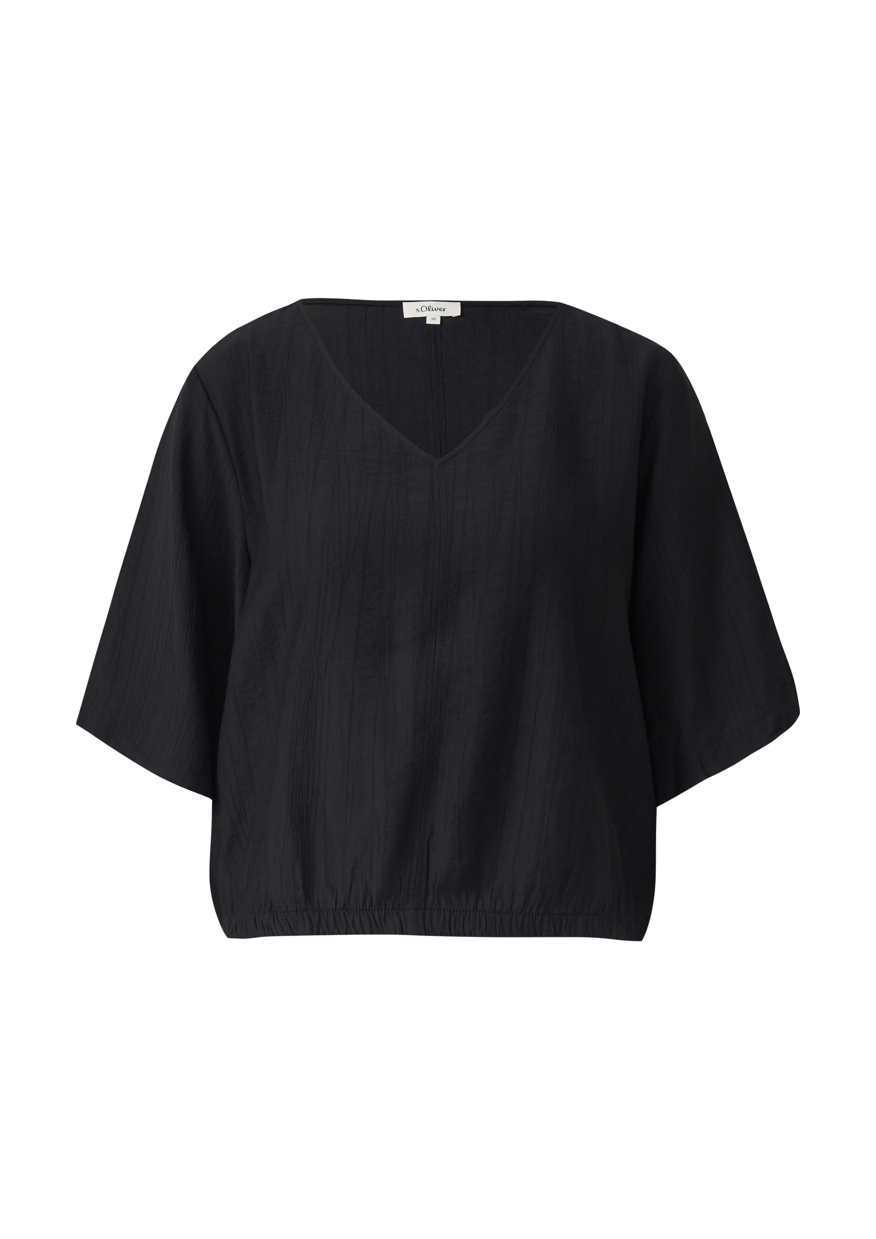s.Oliver Strukturierte Bluse Im O-Shape
