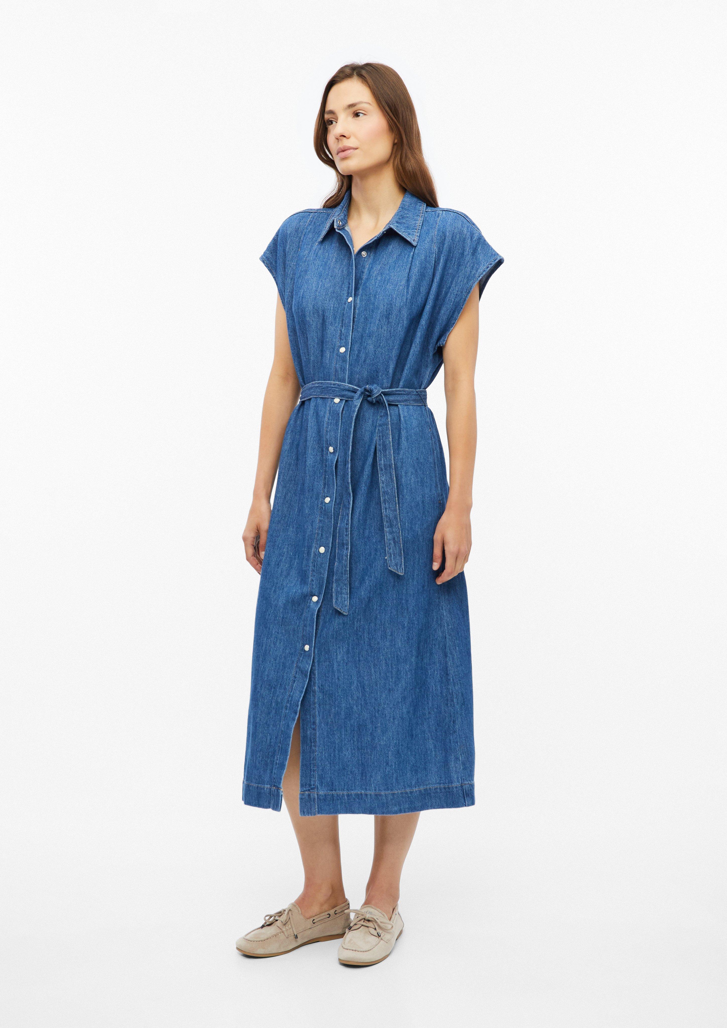 Damen Midi-Denimkleid mit Eingrifftaschen in  von s.Oliver