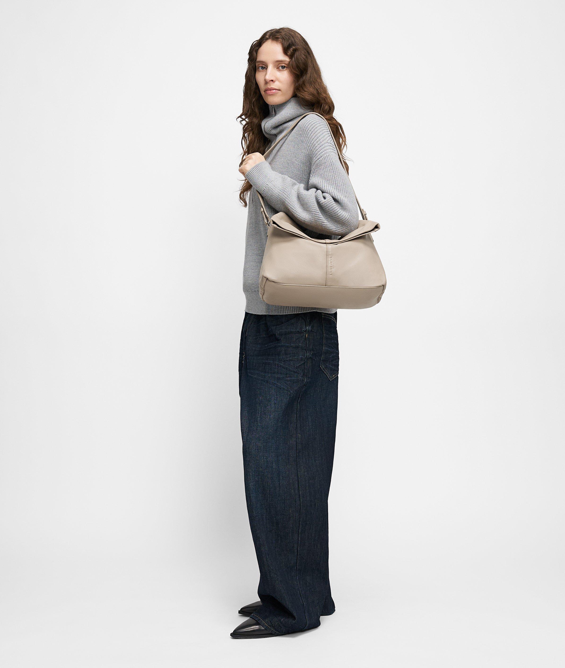 Fiona Hobo M in beige, petrol, rood, zwart & bruin