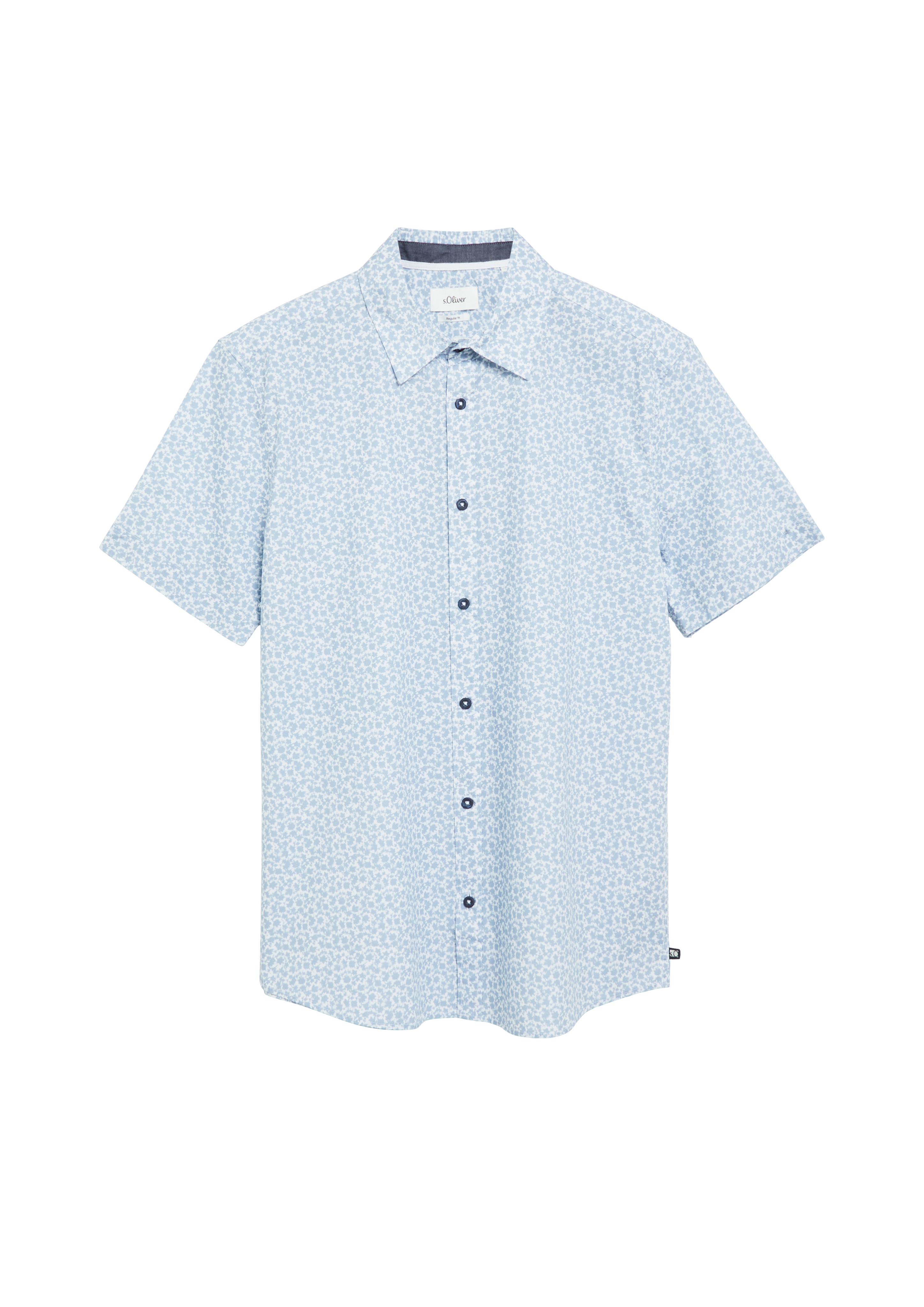 Regular Fit: elastisch shirt met korte mouwen en all-over print