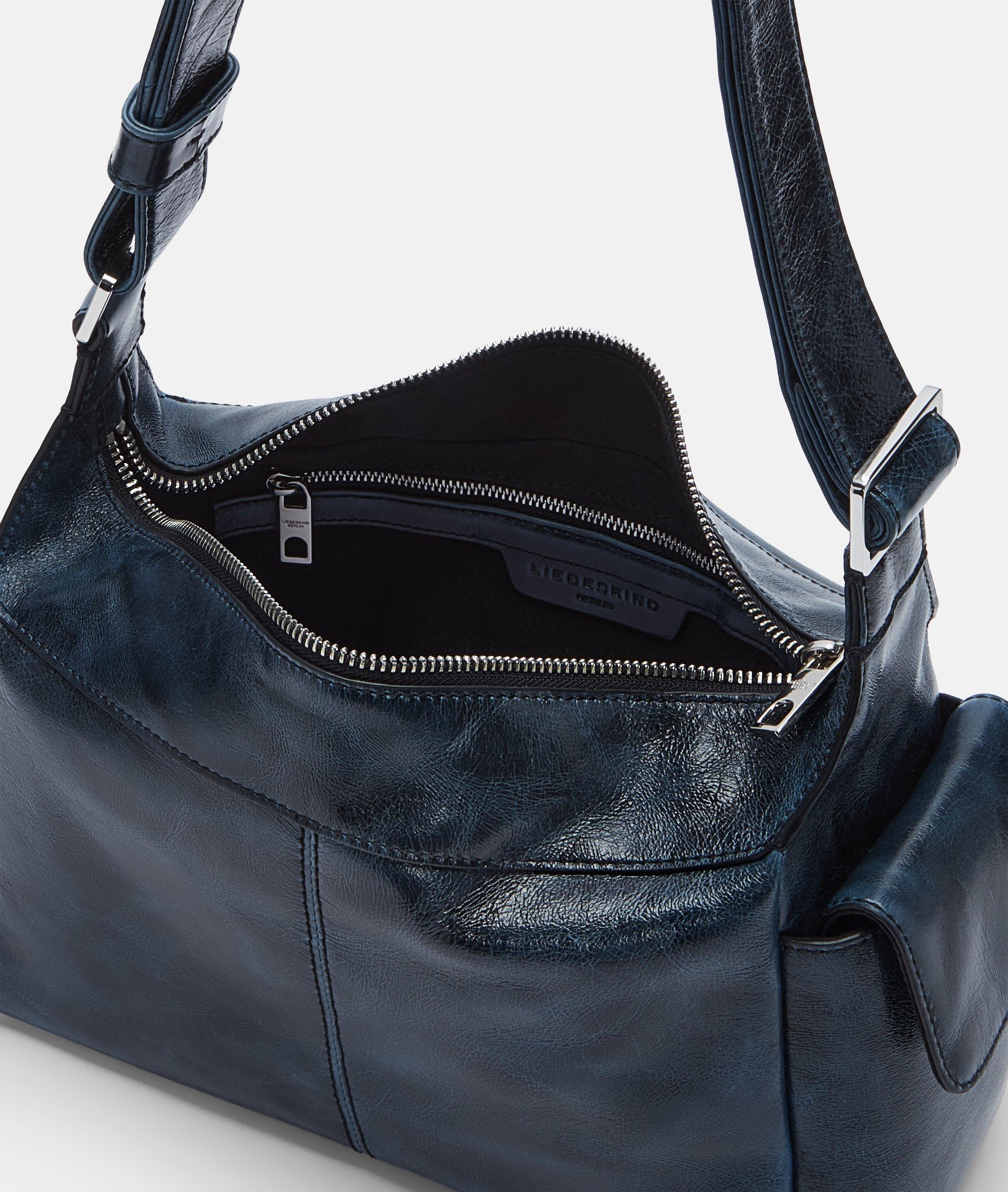 Parker Crossbody S in blue & brown