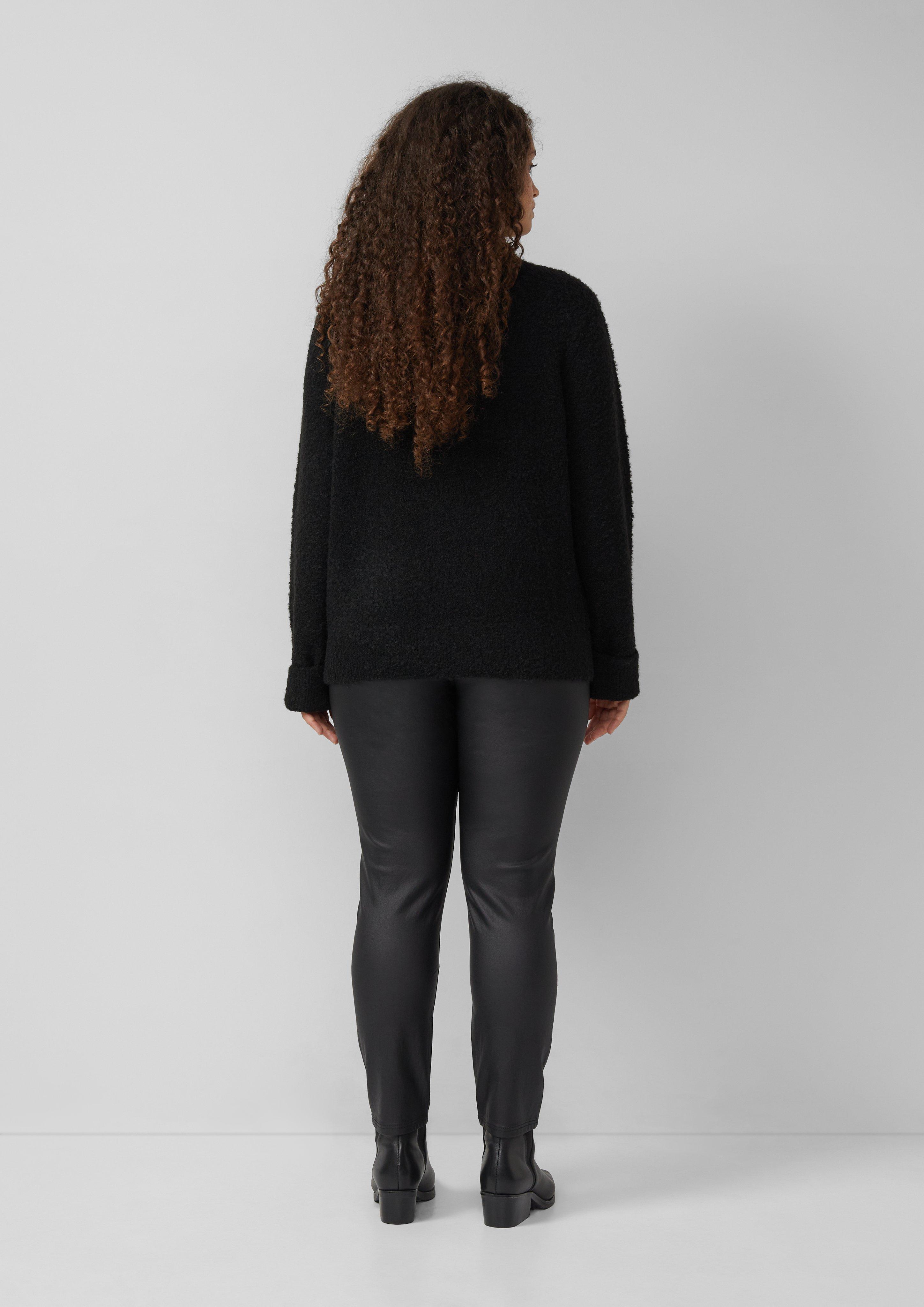 Strickpullover in 9999 & 02W0