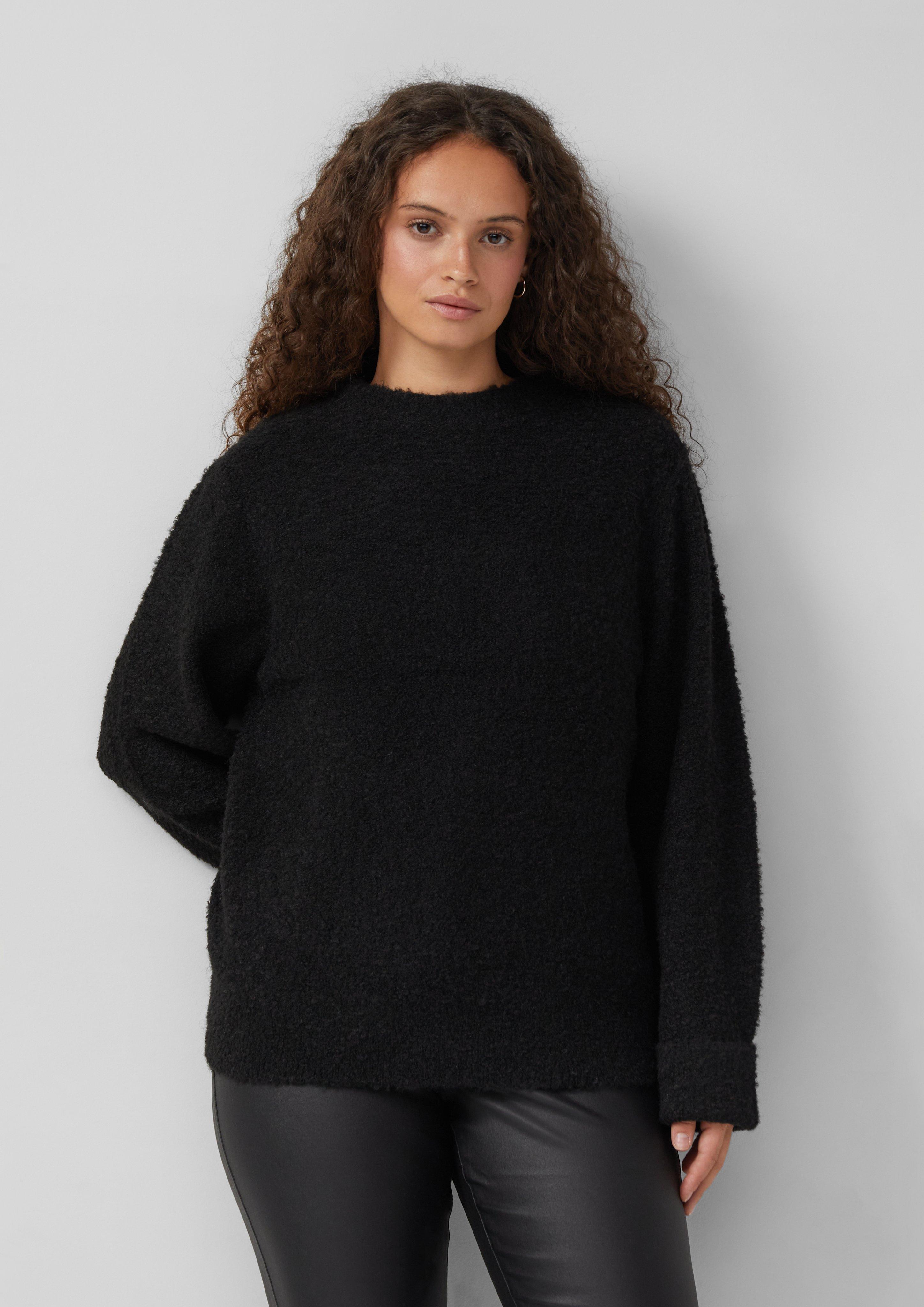 Strickpullover in 9999 & 02W0