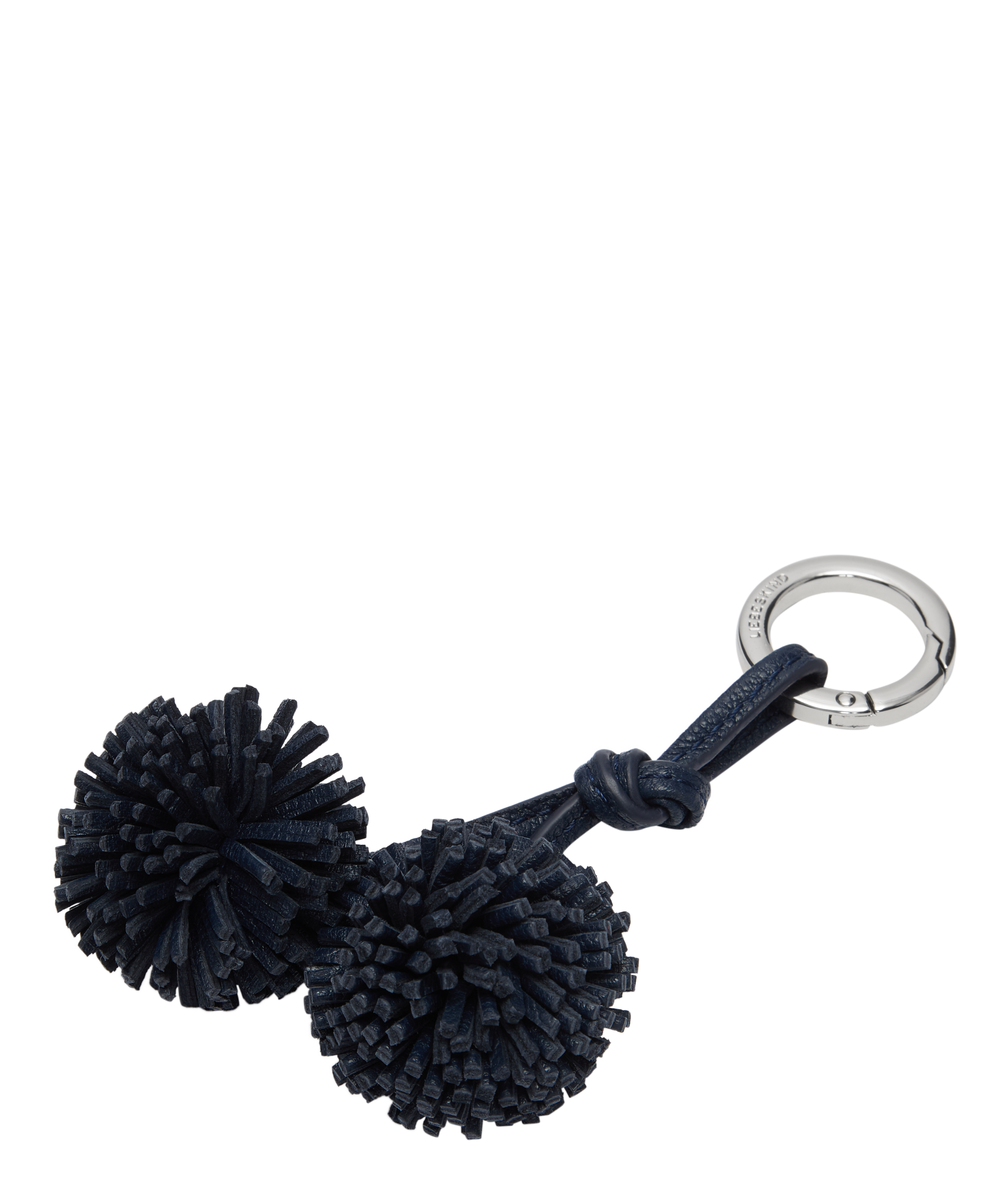 LIEBESKIND BERLIN Schlüsselanhänger mit Knoten-Detail Modell 'Pom Pom
