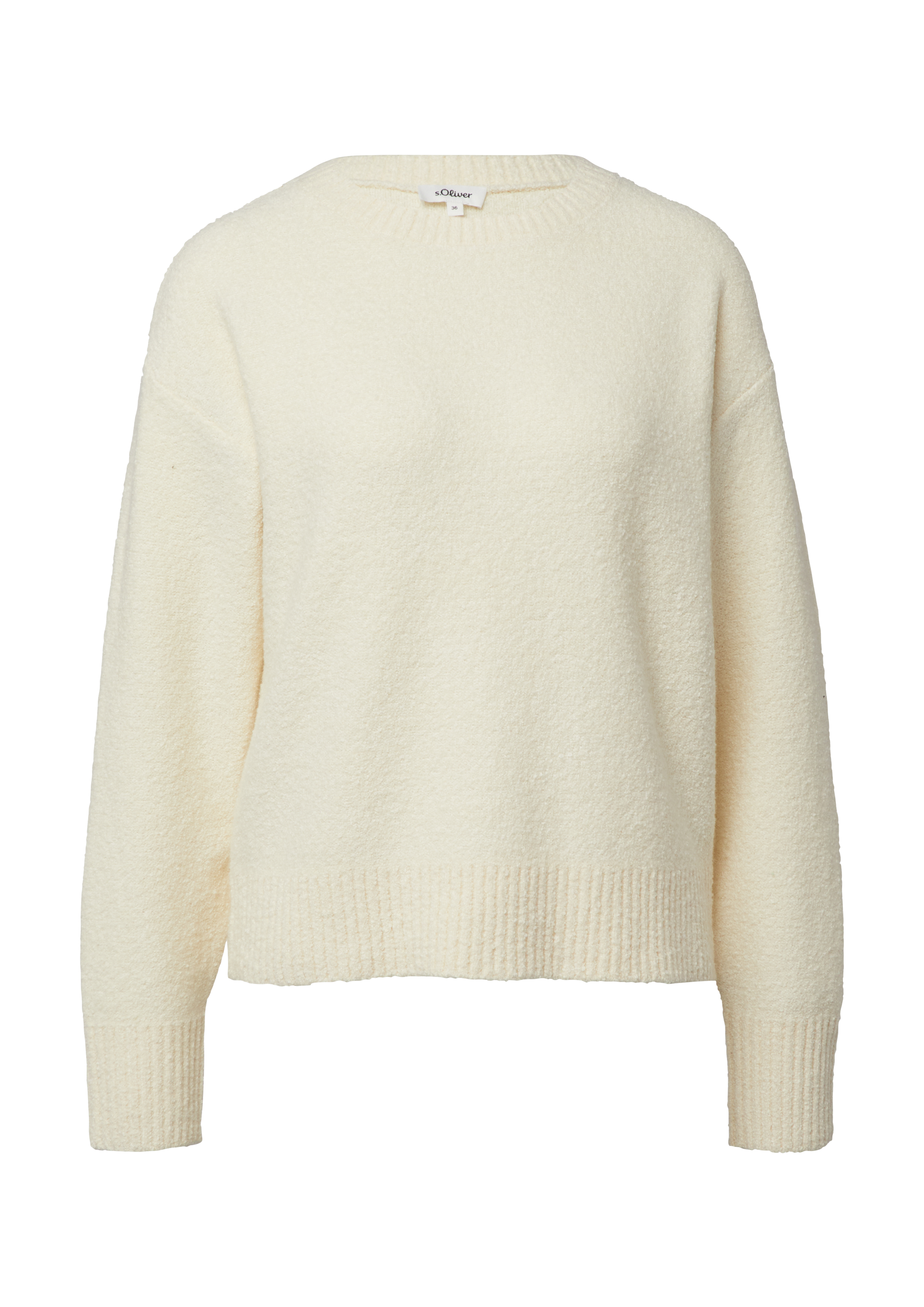 Pullover aus Bouclé im Relaxed Fit