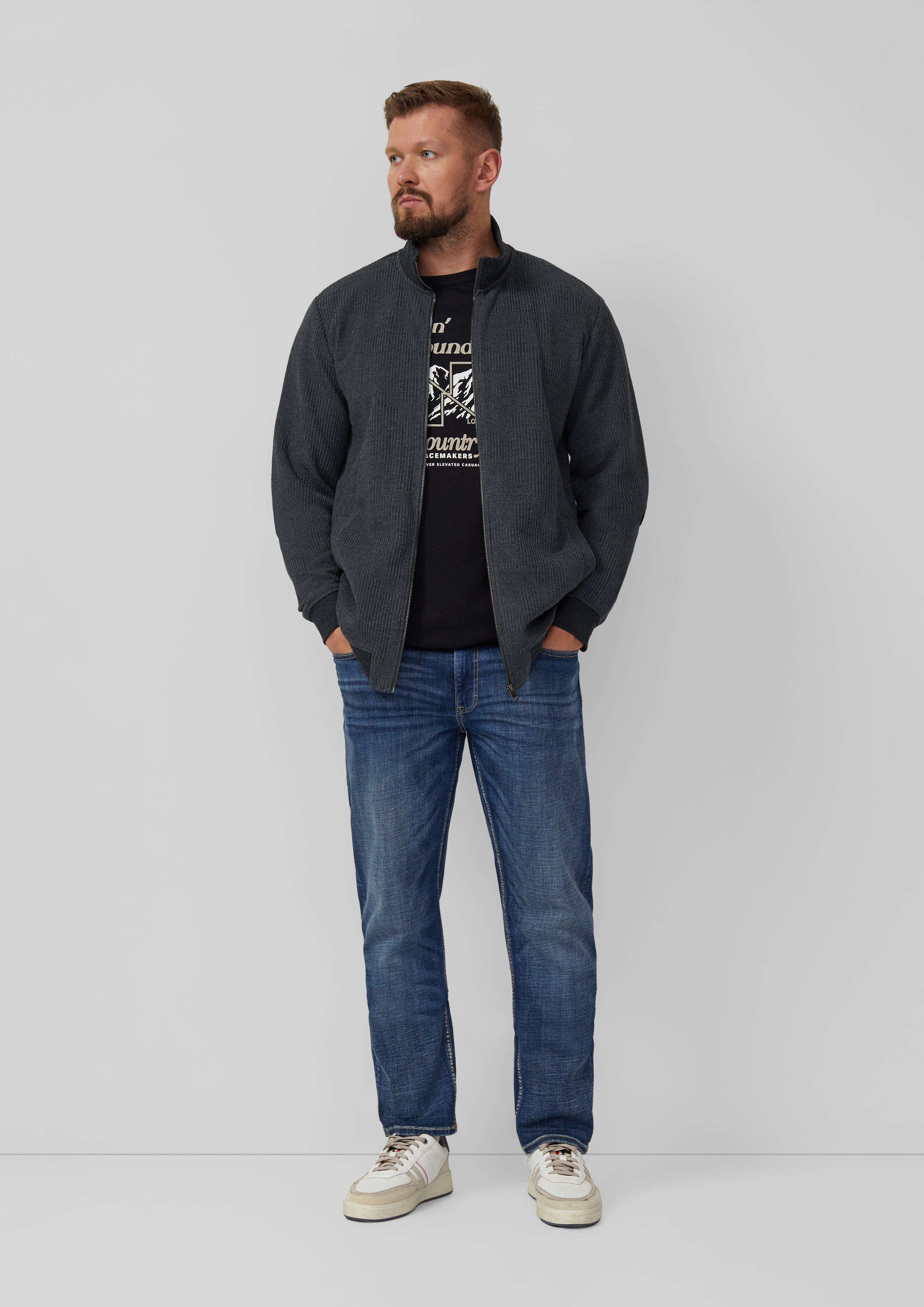 Sweatshirt Jacke in 9898 & 3907