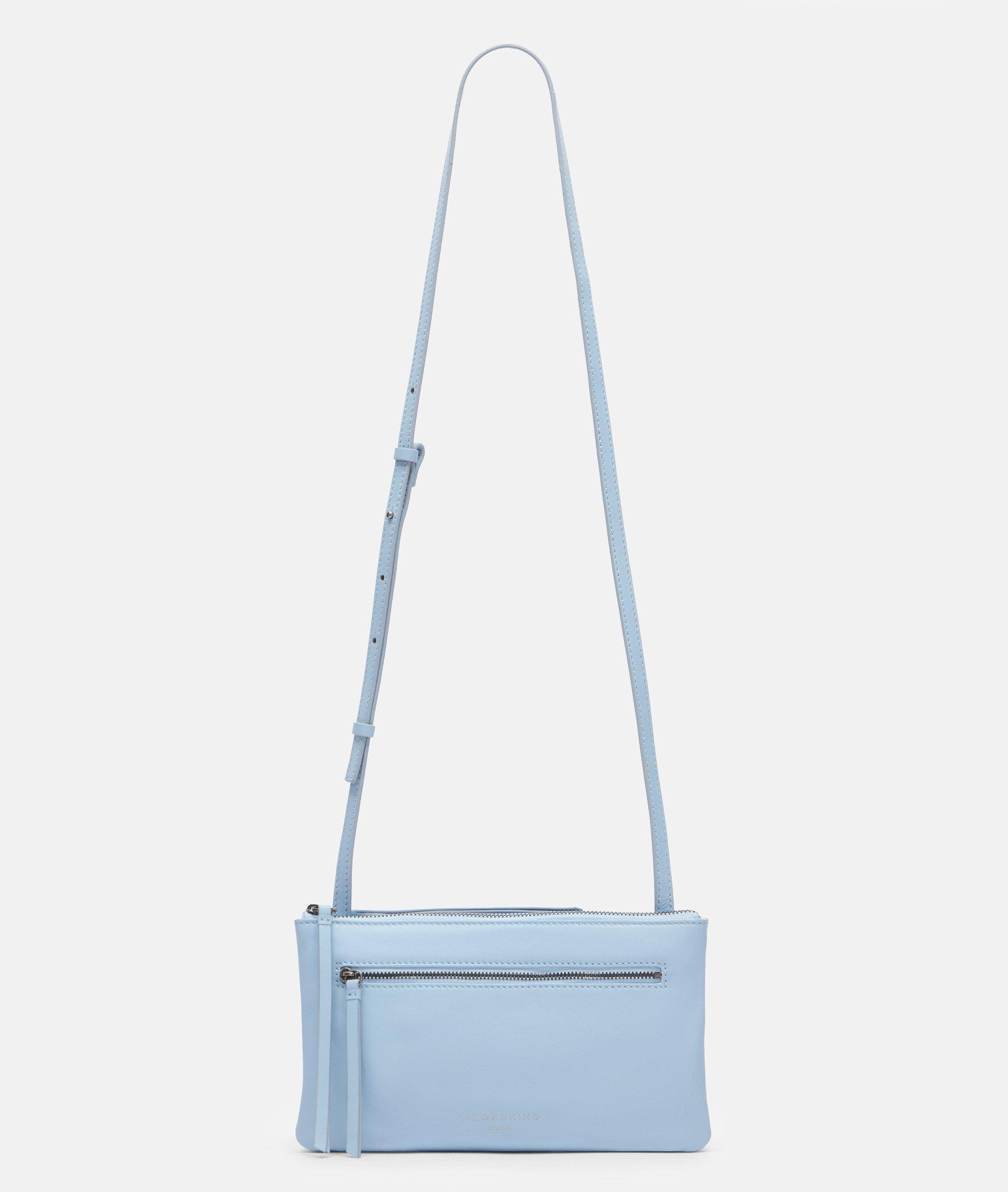 Double Zena Crossbody S in blau, creme, braun, schwarz & grün