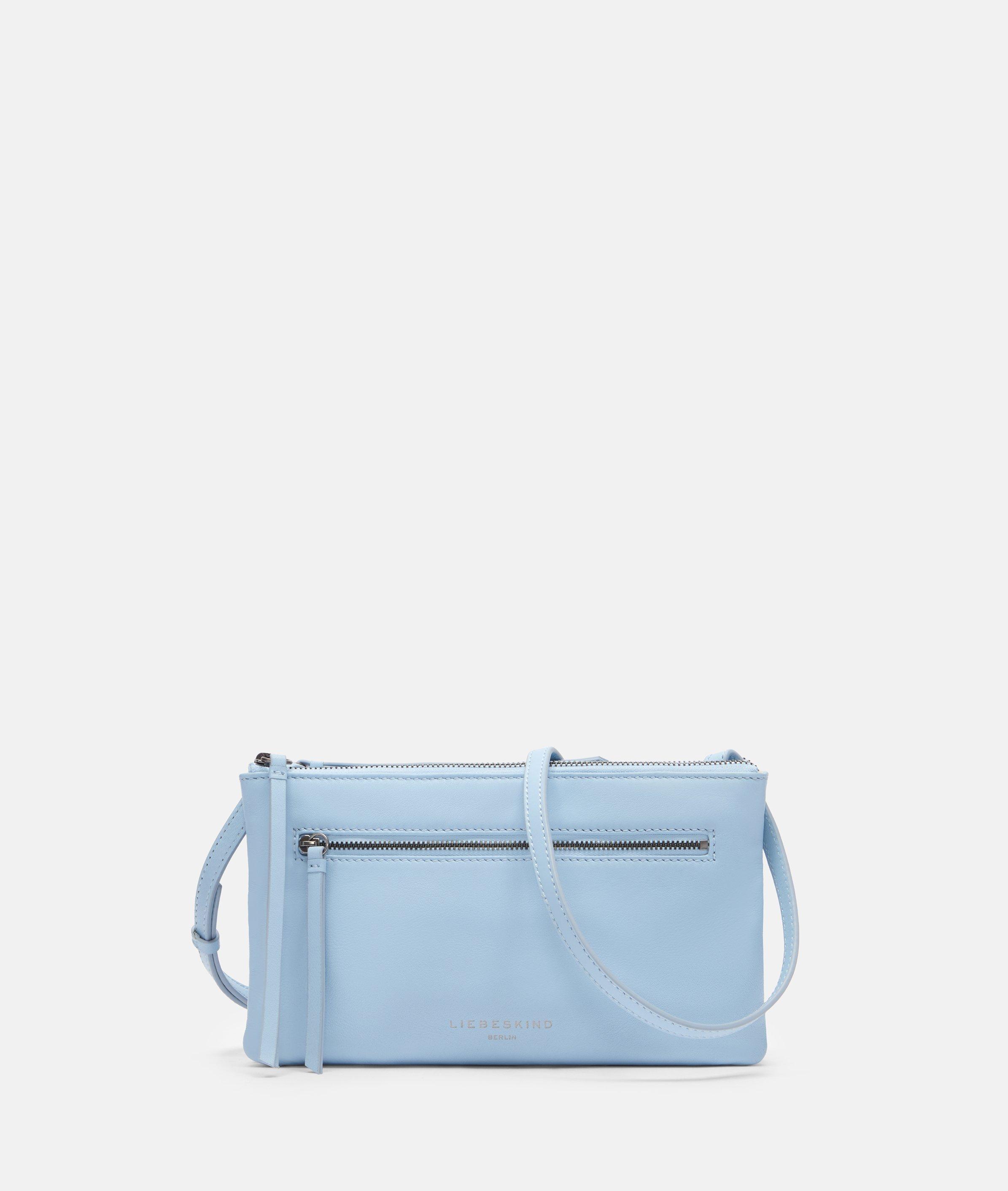 Double Zena Crossbody S in blau, creme, braun, schwarz & grün