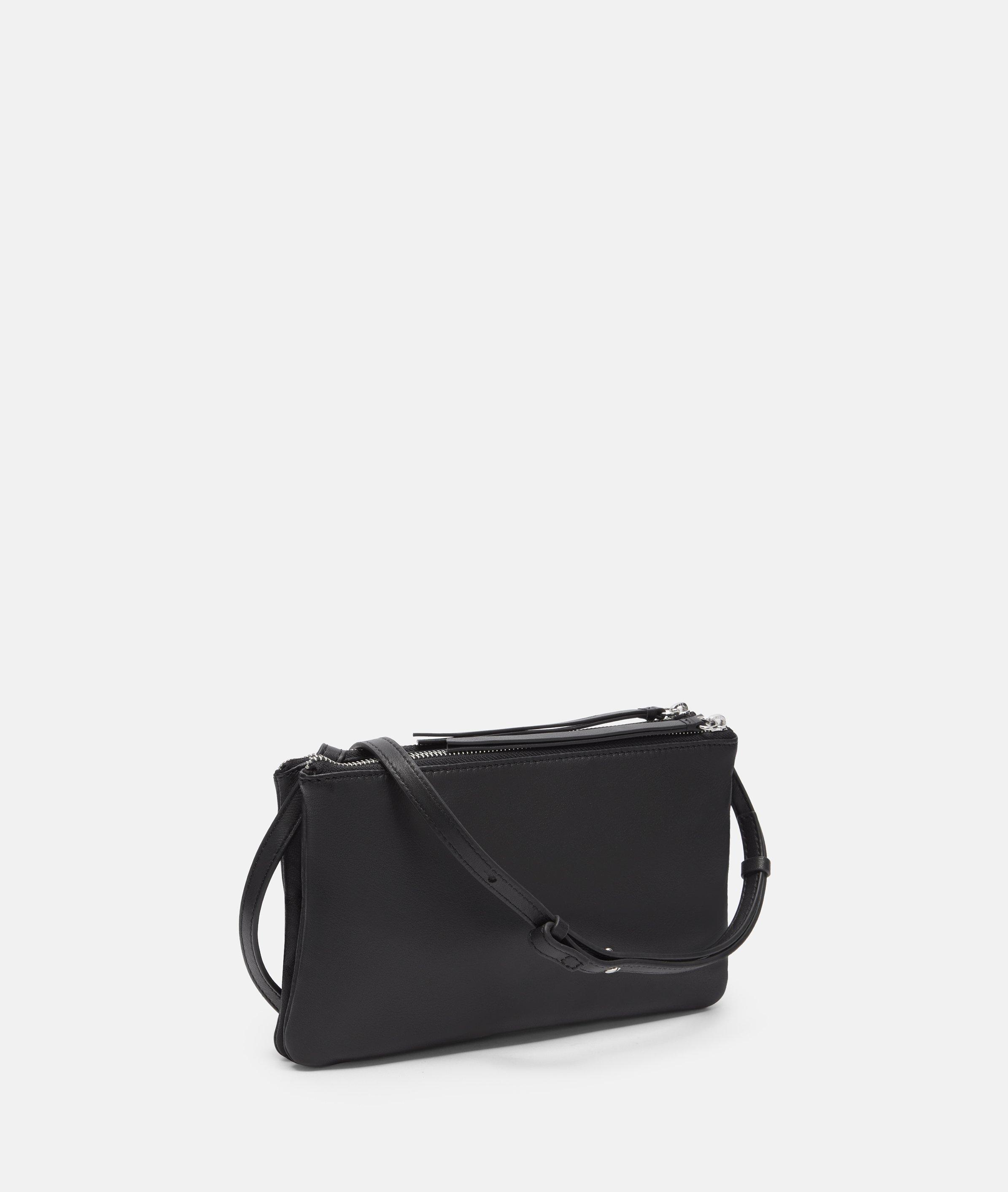 Double Zena Crossbody S in schwarz, creme, braun, grün & blau