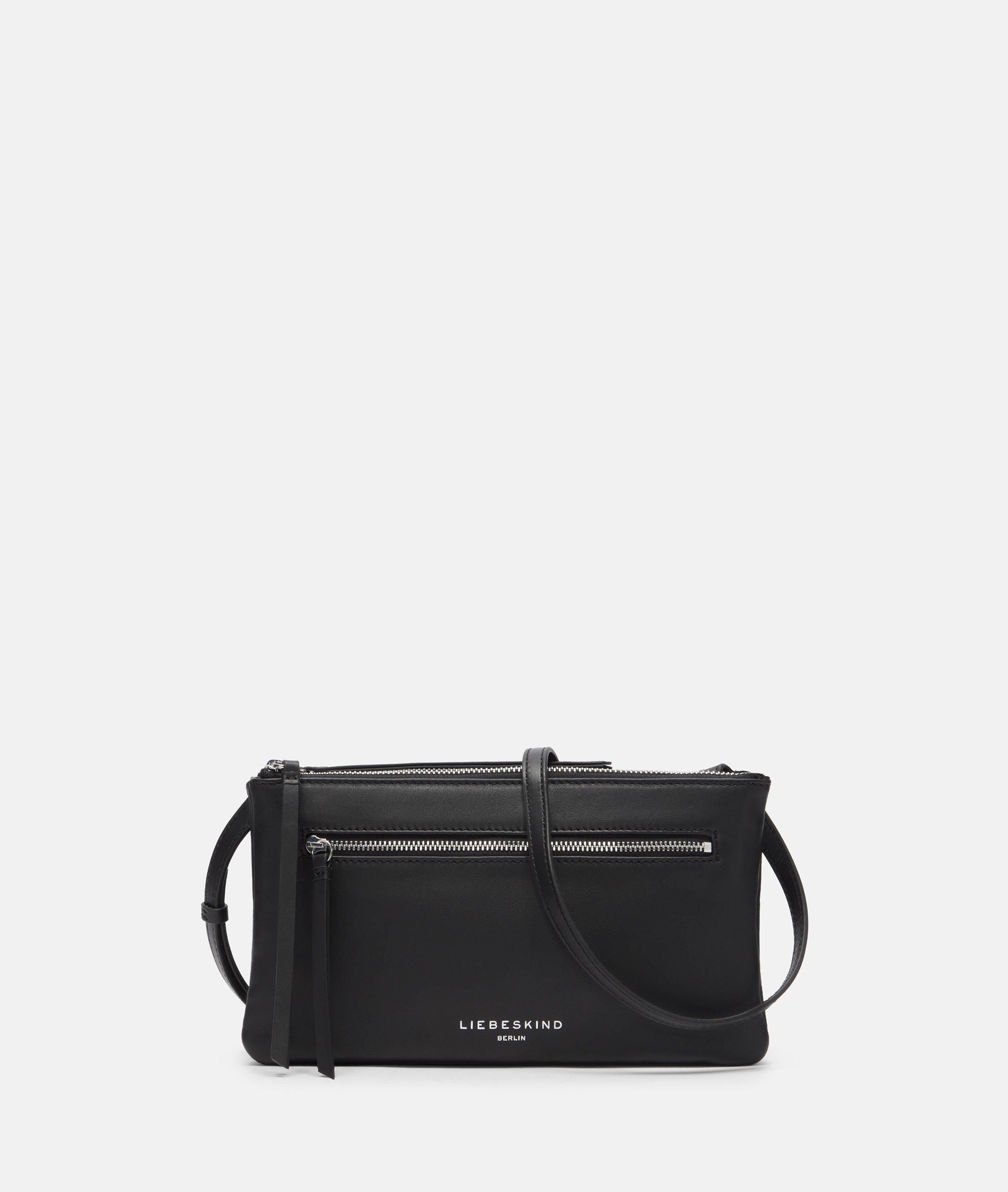 Double Zena Crossbody S in schwarz, creme, braun, grün & blau