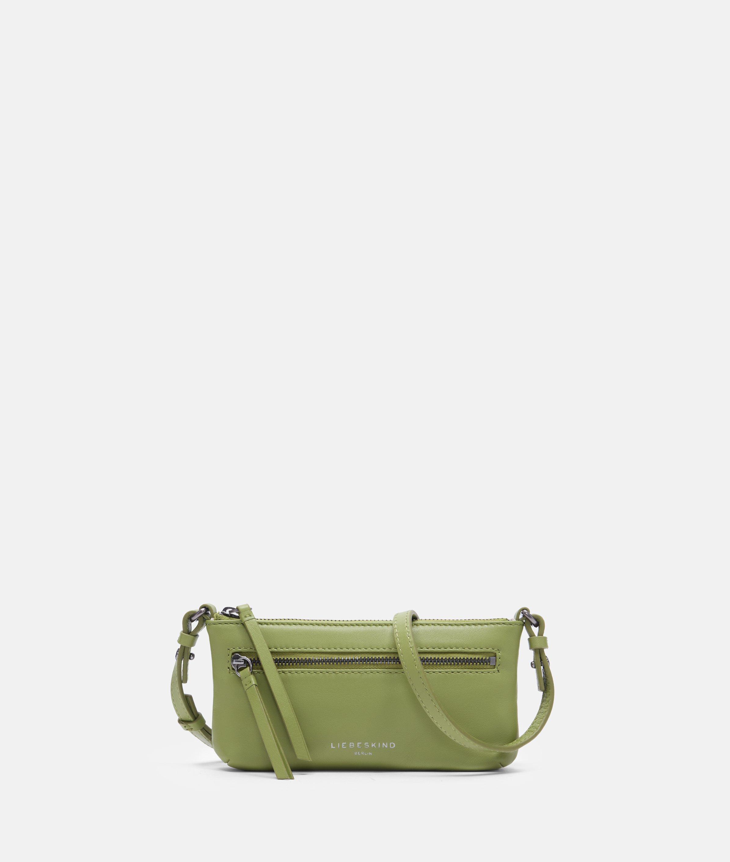 Zena Crossbody XS in grün, creme, braun, blau & schwarz