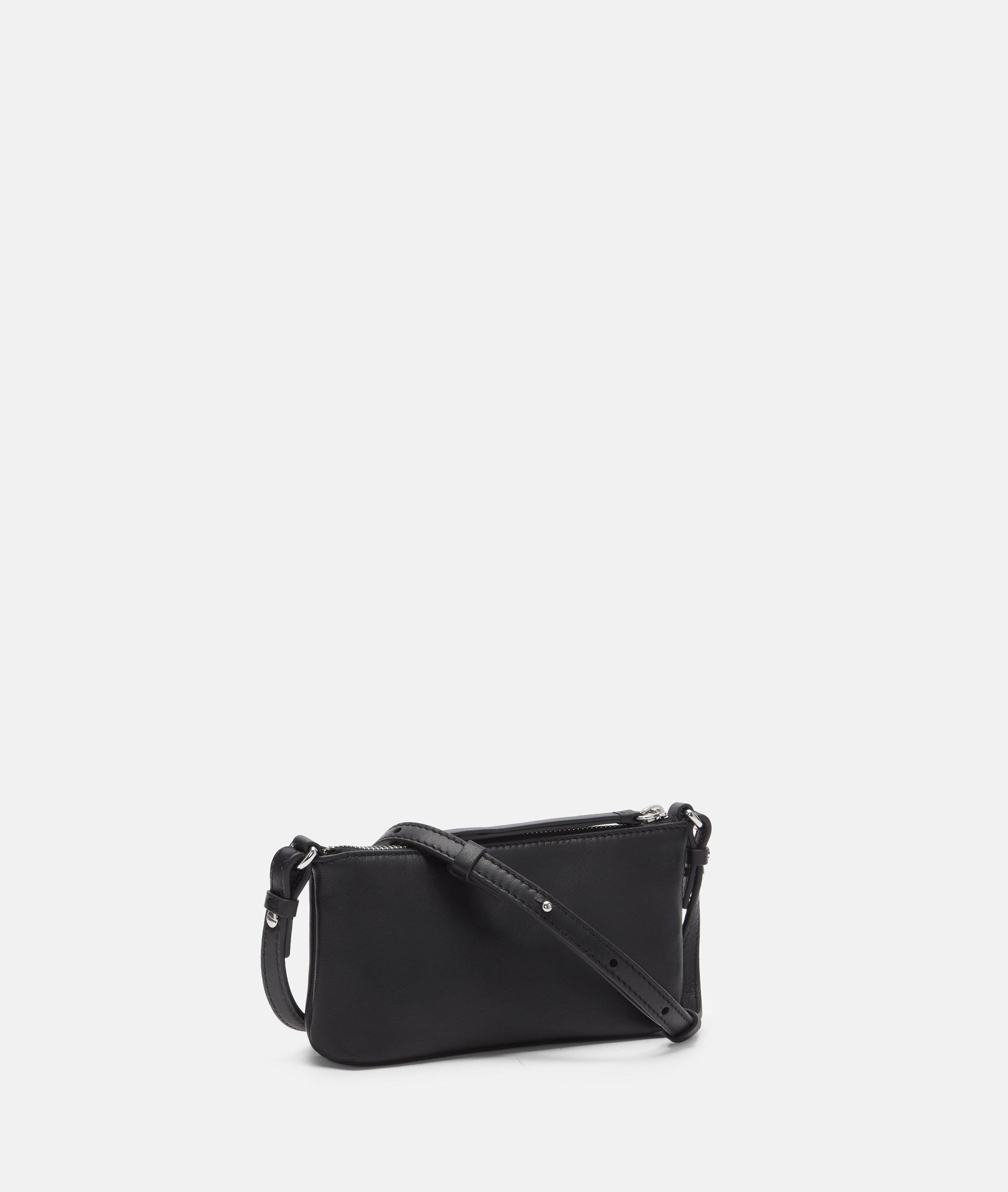 Zena Crossbody XS in schwarz, creme, braun, blau & grün