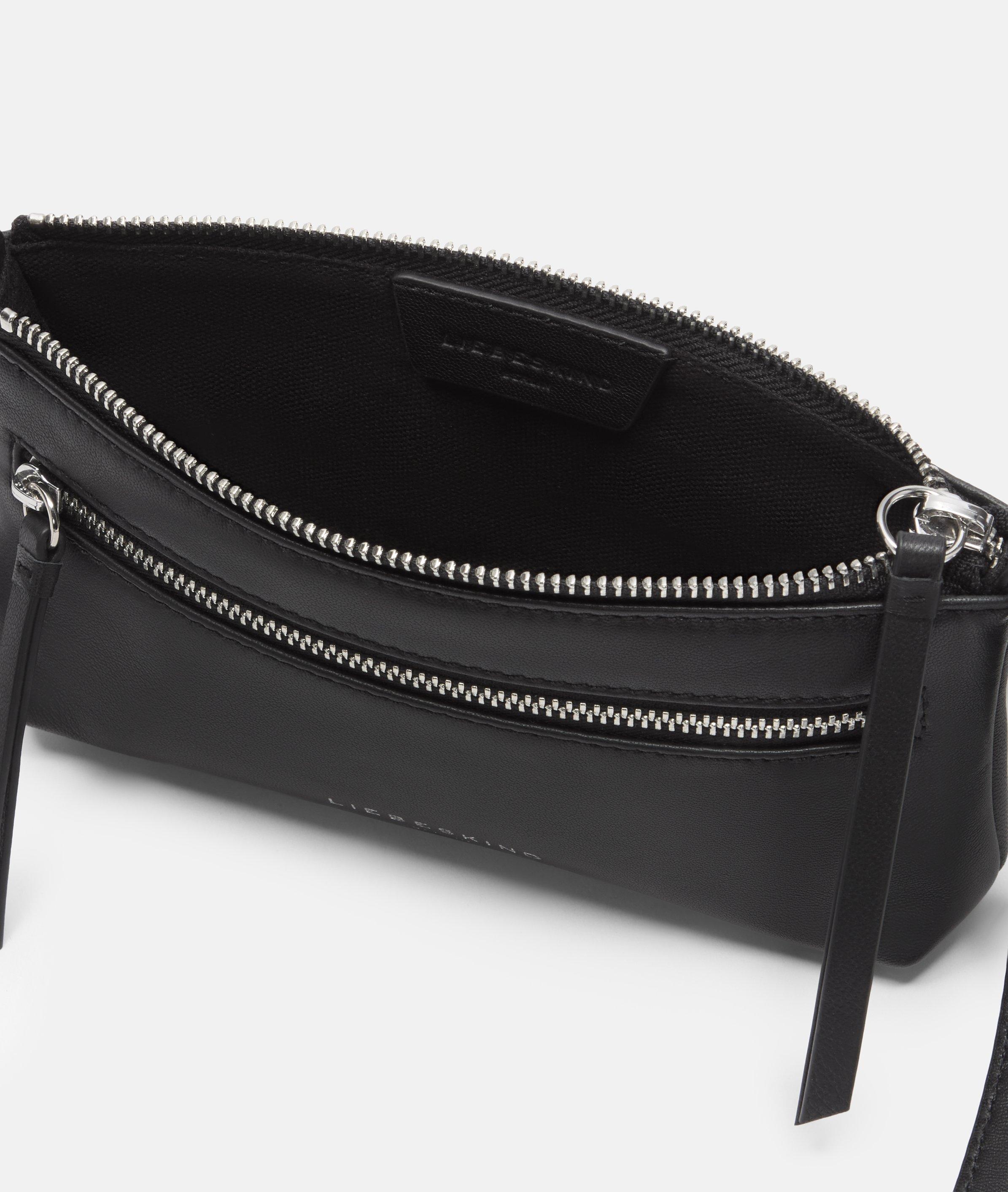 Zena Crossbody XS in schwarz, creme, braun, blau & grün