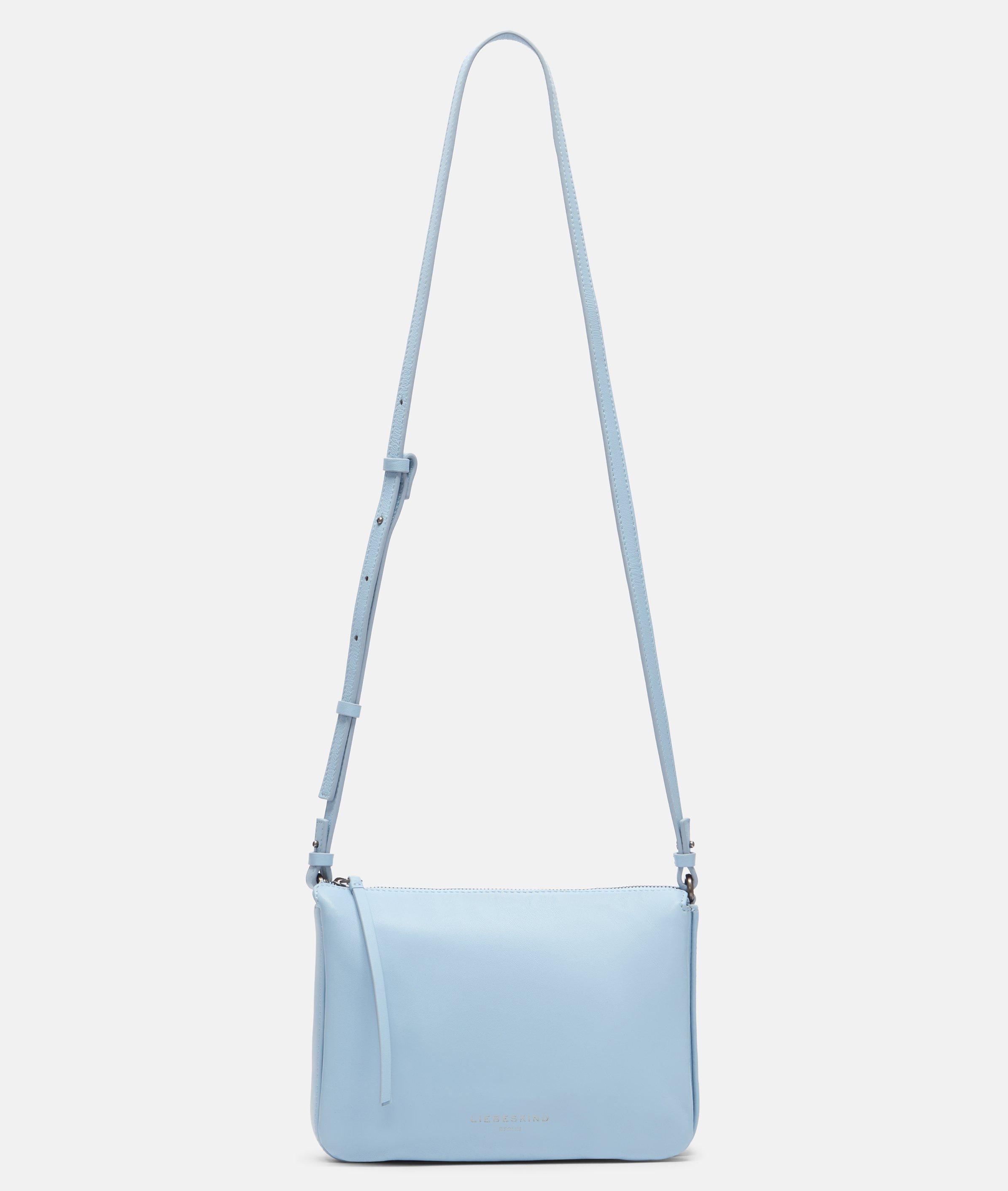 Nina Crossbody M in blau, schwarz, grün & beige