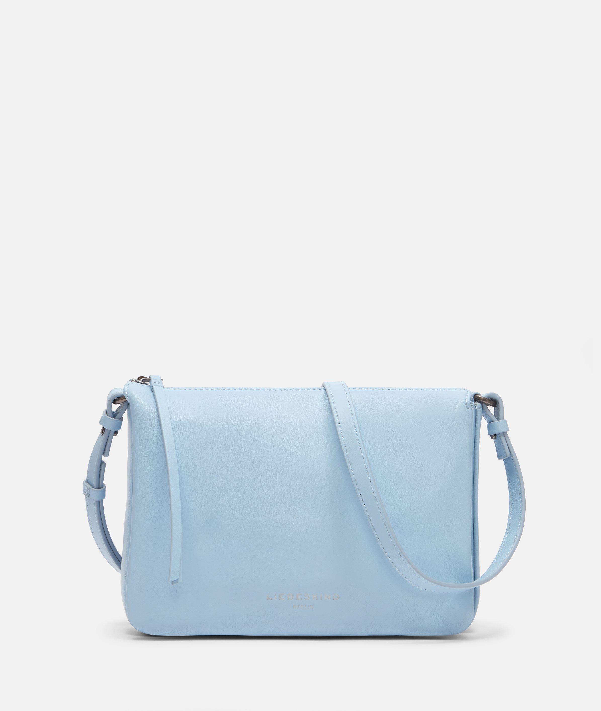 Nina Crossbody M in blau, schwarz, grün & beige