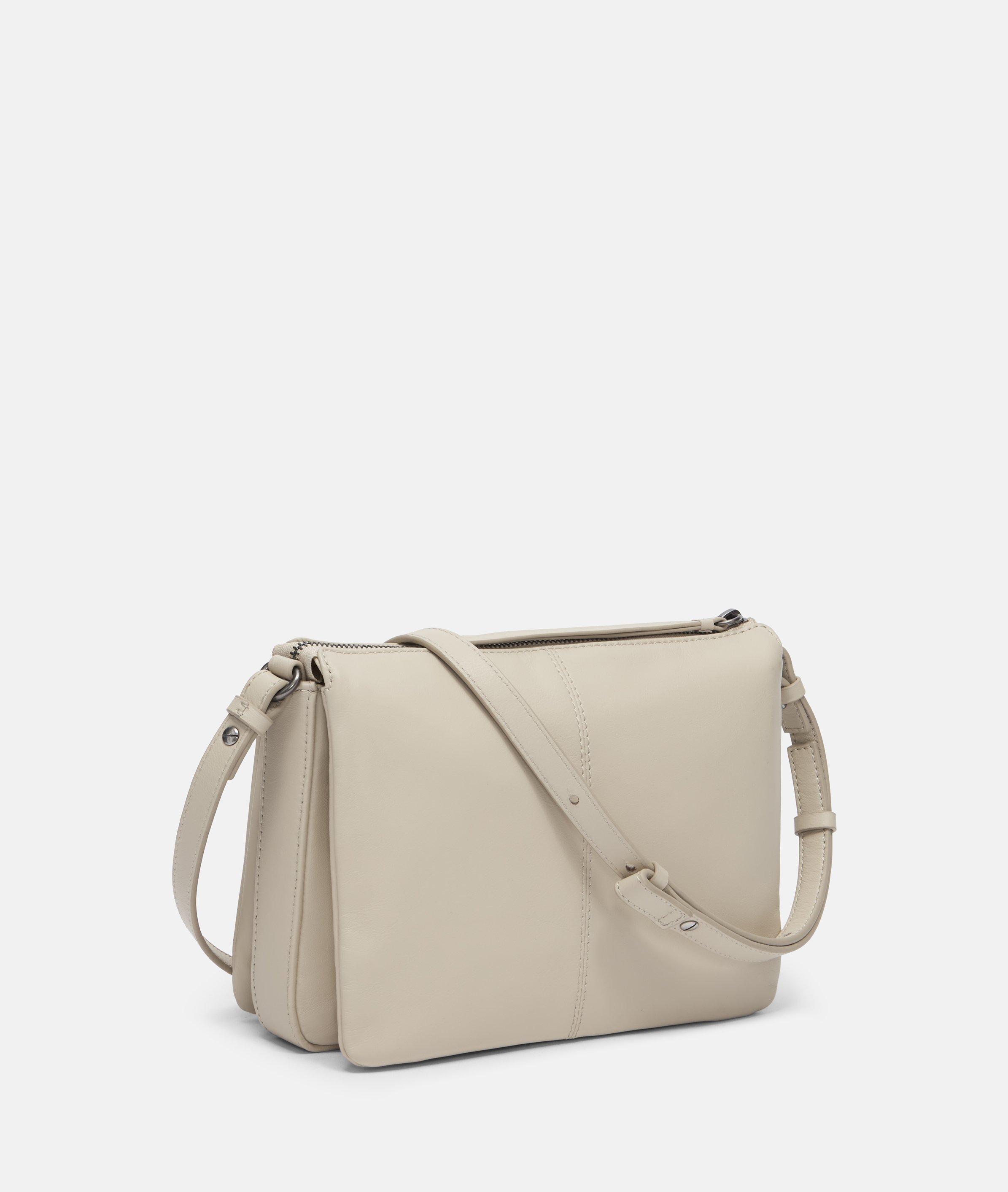 Nina Crossbody M in beige, schwarz, grün & blau
