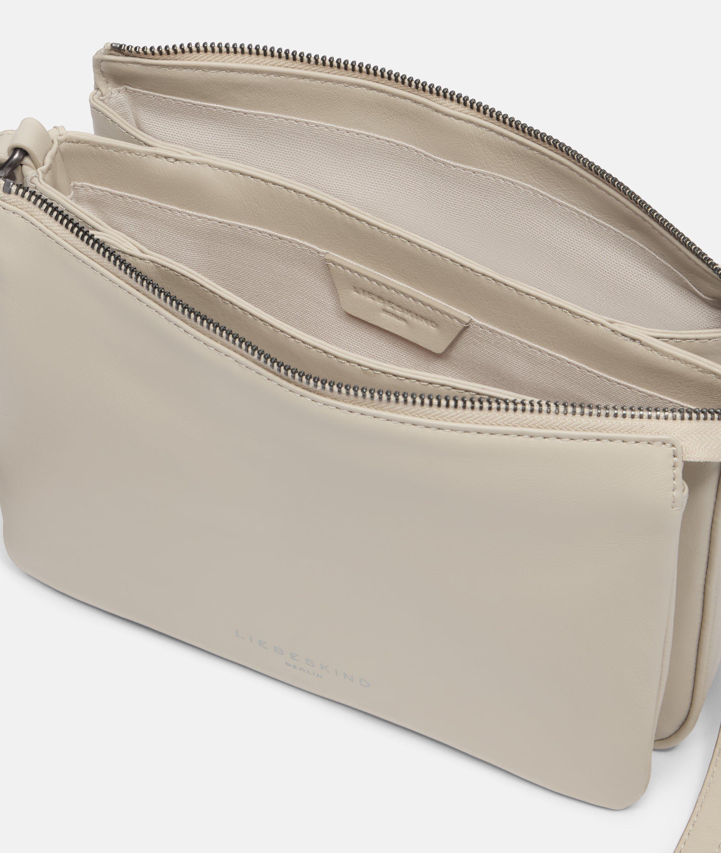 Nina Crossbody M in beige, schwarz, grün & blau