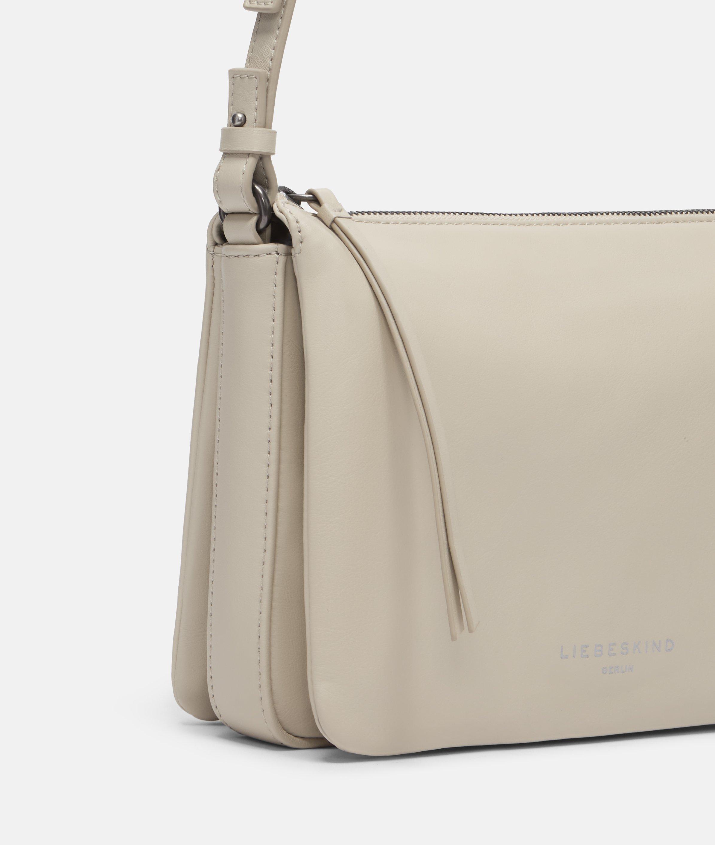 Nina Crossbody M in beige, schwarz, grün & blau