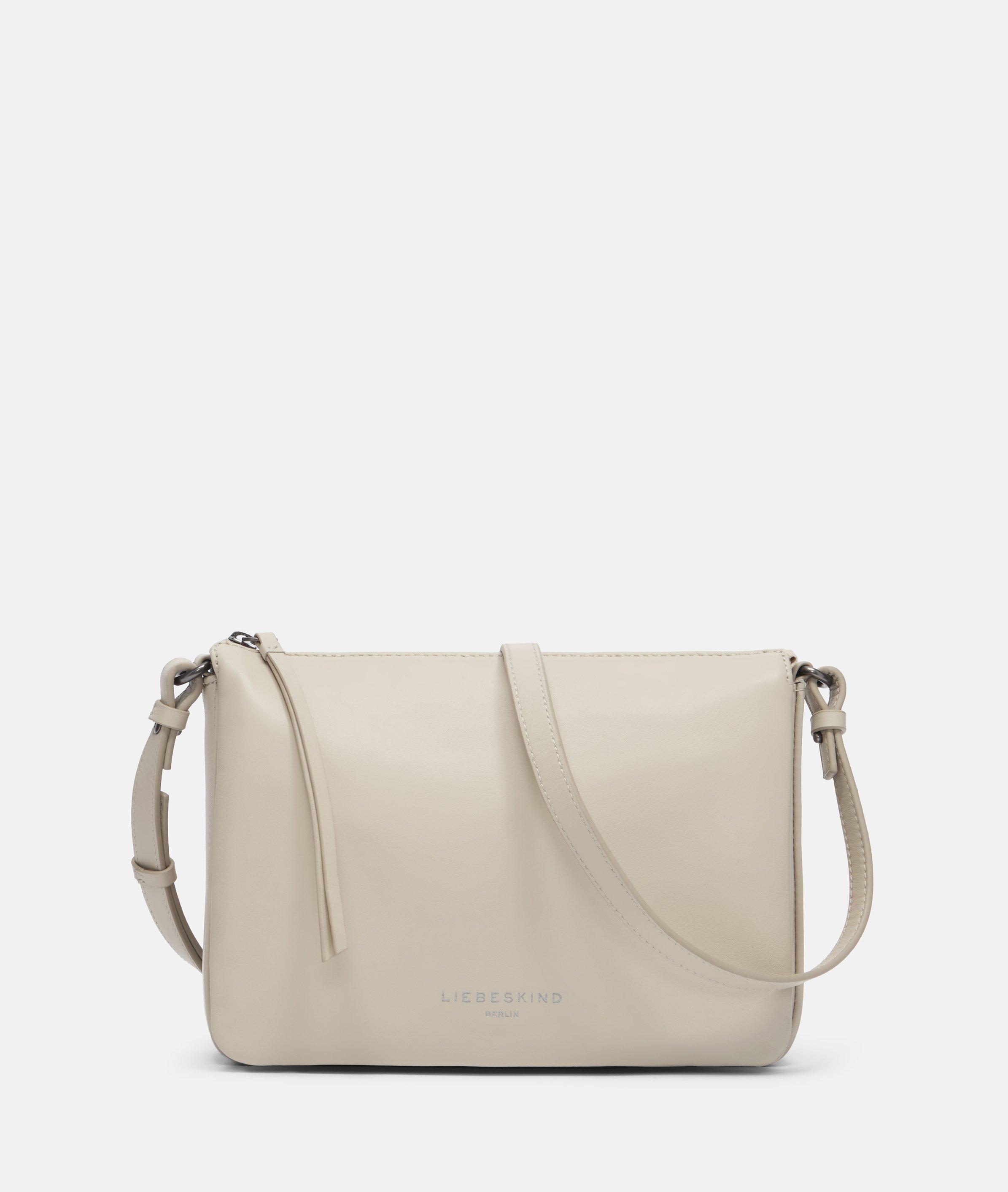 Nina Crossbody M in beige, schwarz, grün & blau